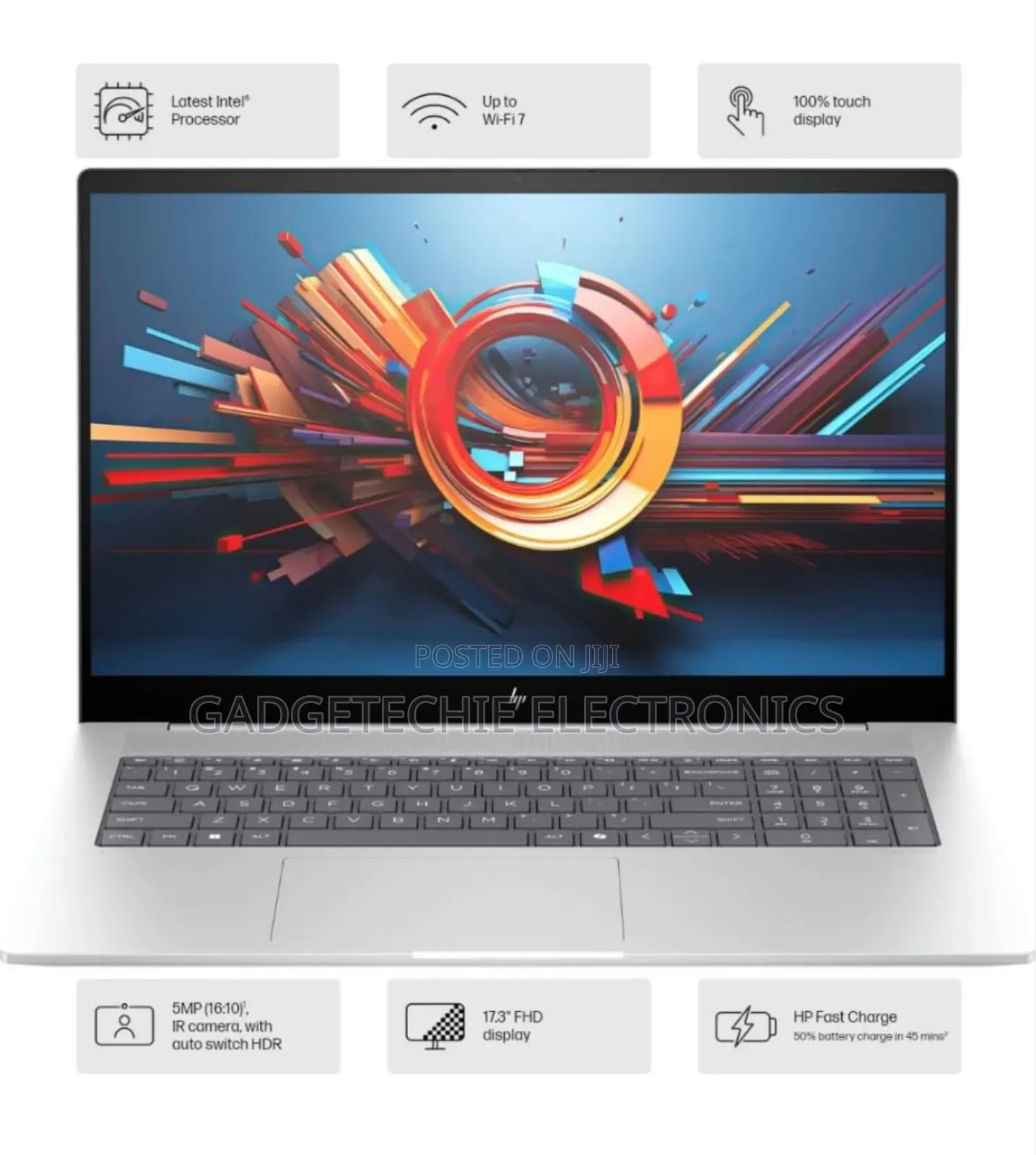 New Laptop HP Envy 17t 16GB Intel Core Ultra 7 SSD 512GB