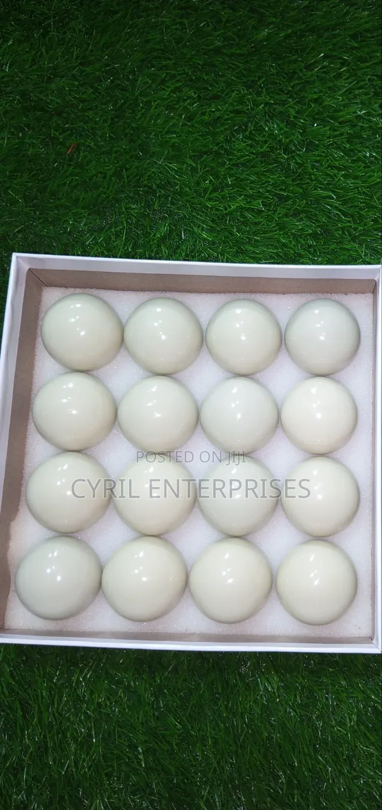 White Snooker Balls