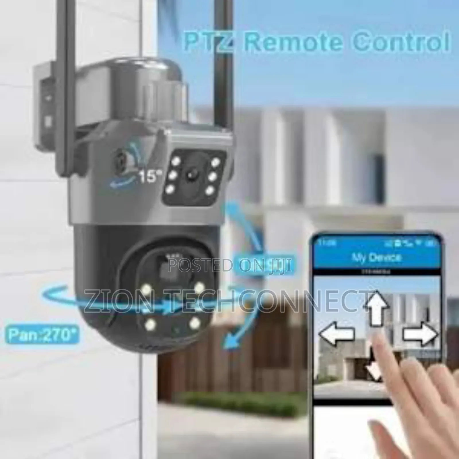 Solar PTZ Camera Intelligent With Sim and Memory Card Slot
