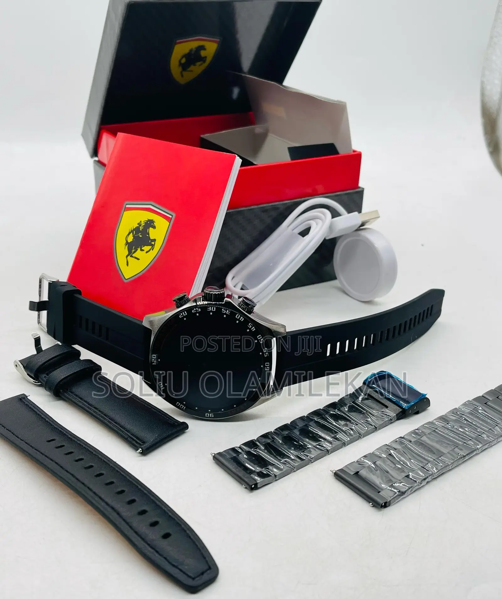 Ferrari Round Structured Smartwatch