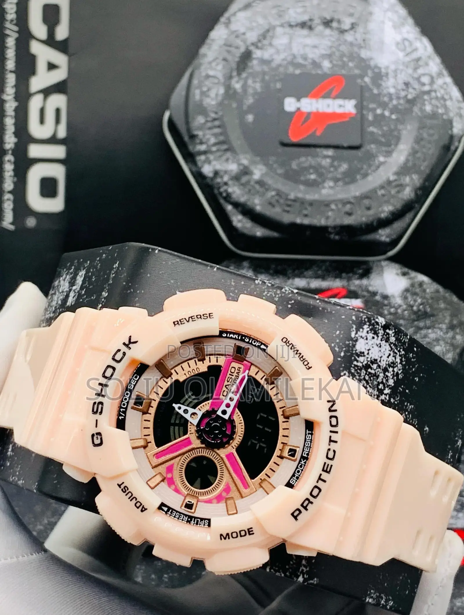 Deadpool Double Time Gshock With Box