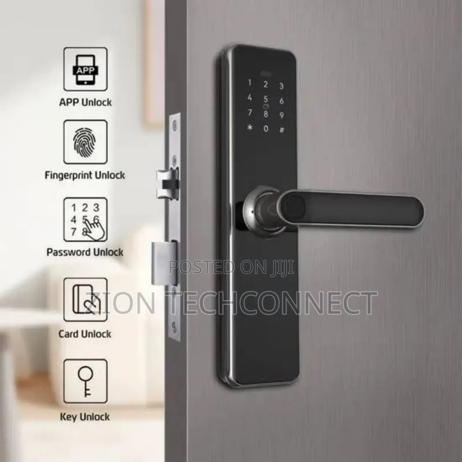 Tuya Wifi Smart Door Lock/ Biometric Card Reader/Smart App