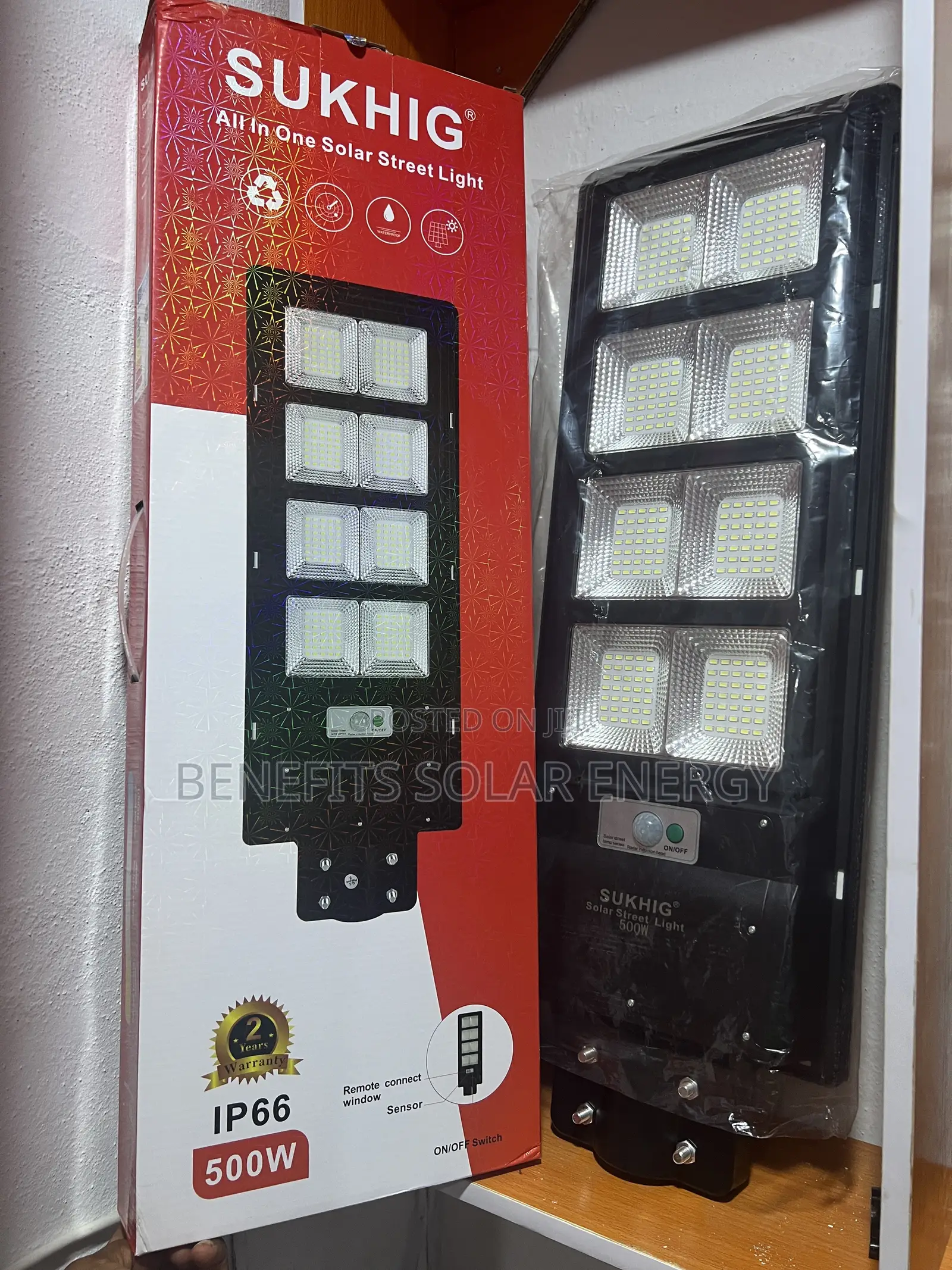 500w Sukhig All in One Solar Street Light
