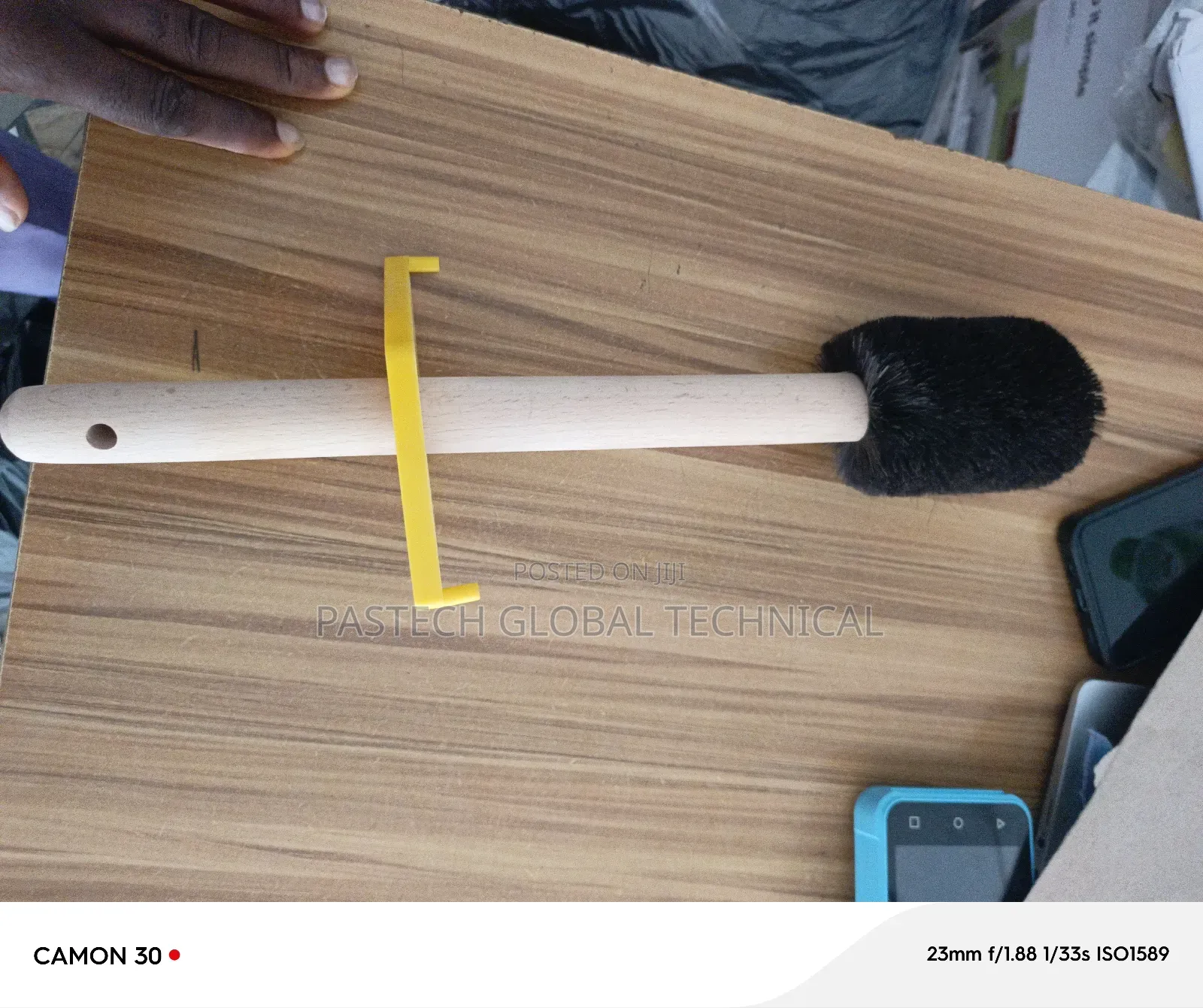 Dope Brush Straight Wood Handle Dope Brush With Guard