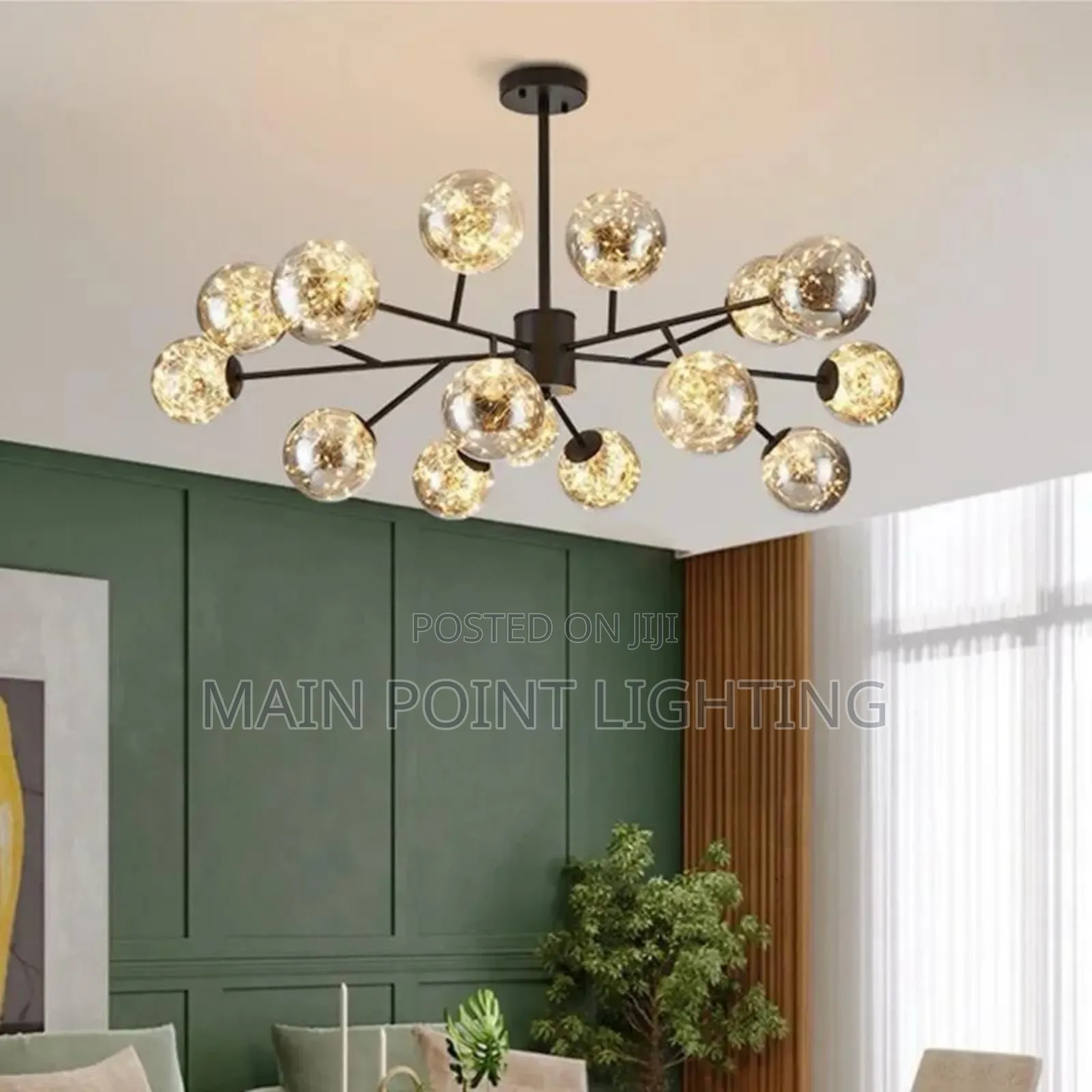 Nordic Glass Chandelier Light