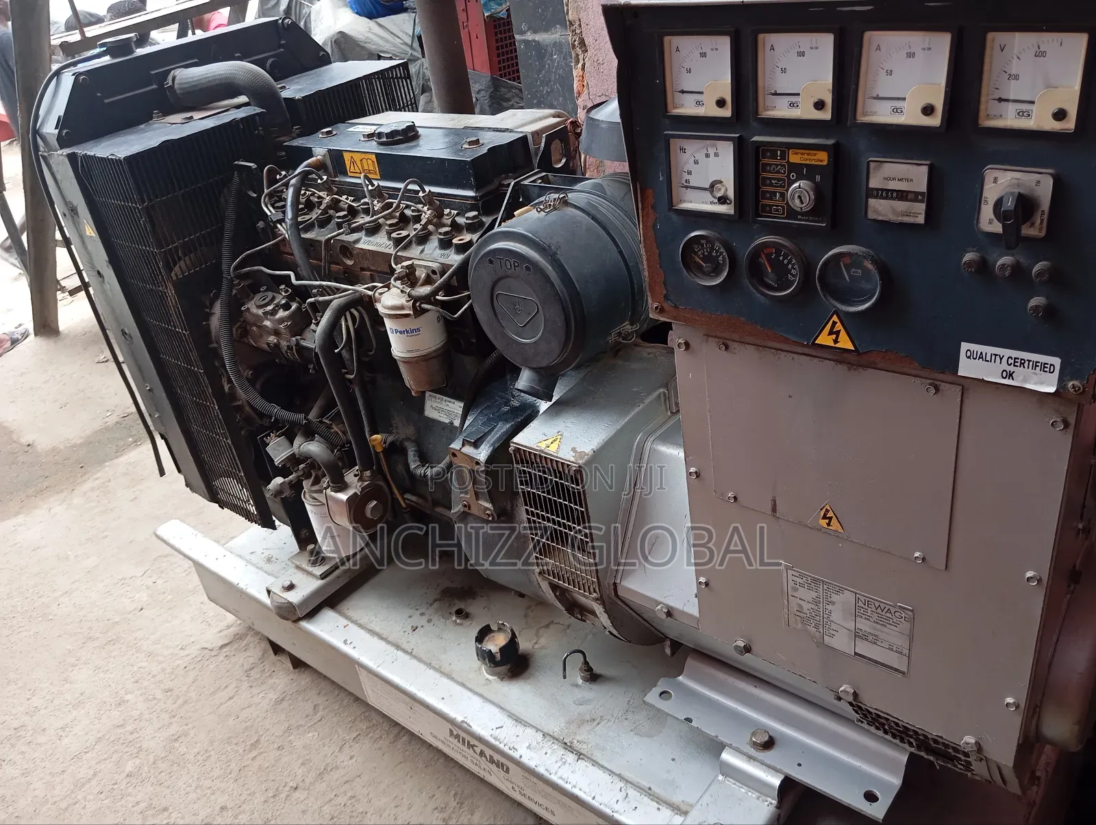 Basic Tokunbo 60kva Soundproof U.K Perkins Diesel Generator