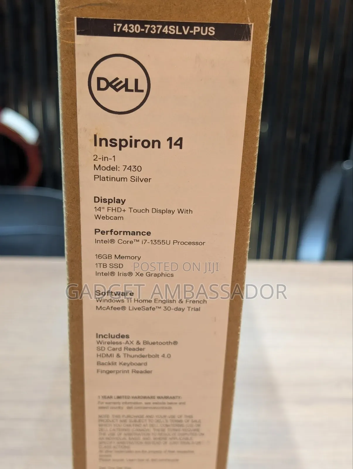 Laptop Dell Inspiron 14 7437 16GB Intel Core I7 SSD 1T