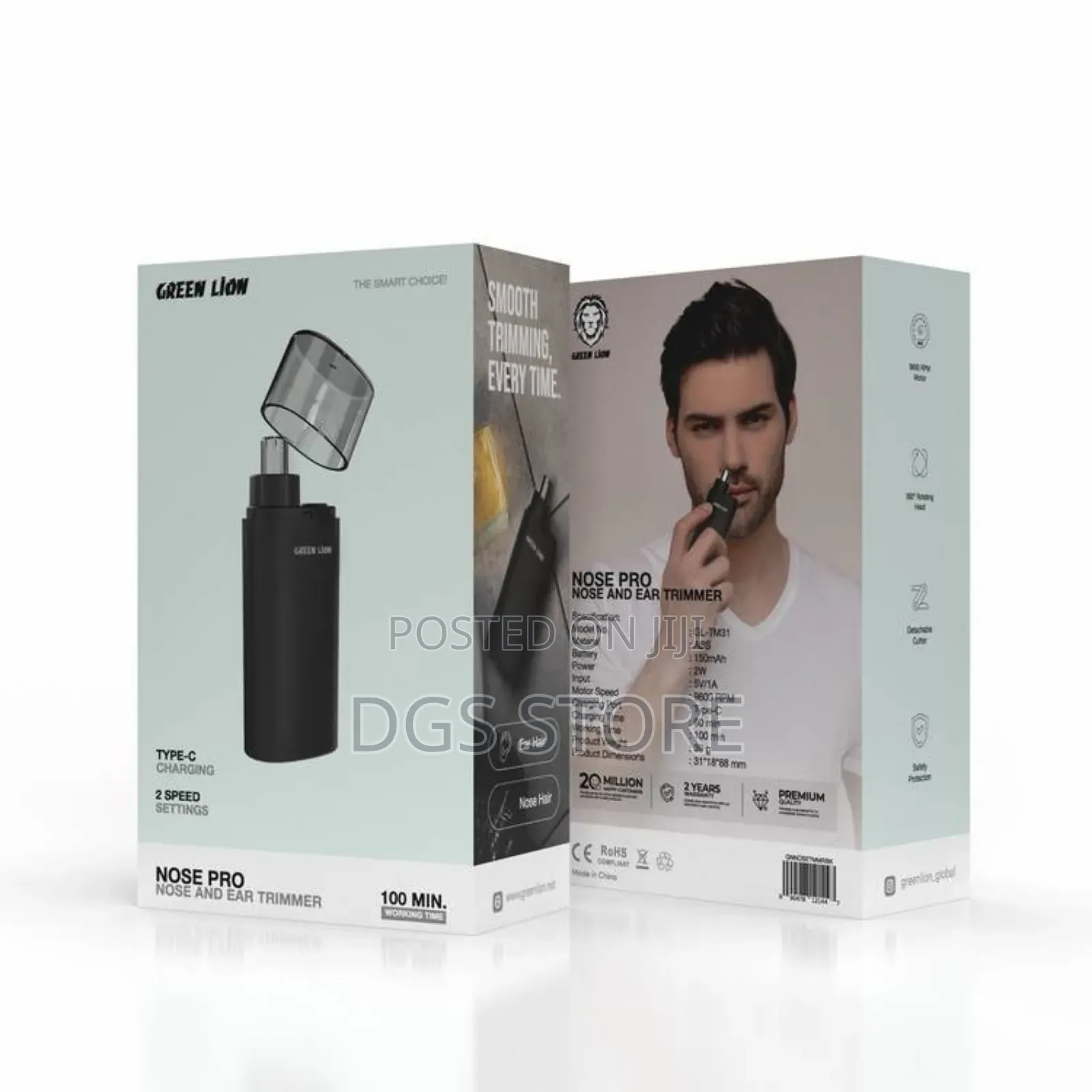 Green Lion Nose Pro Nose And Ear Trimmer