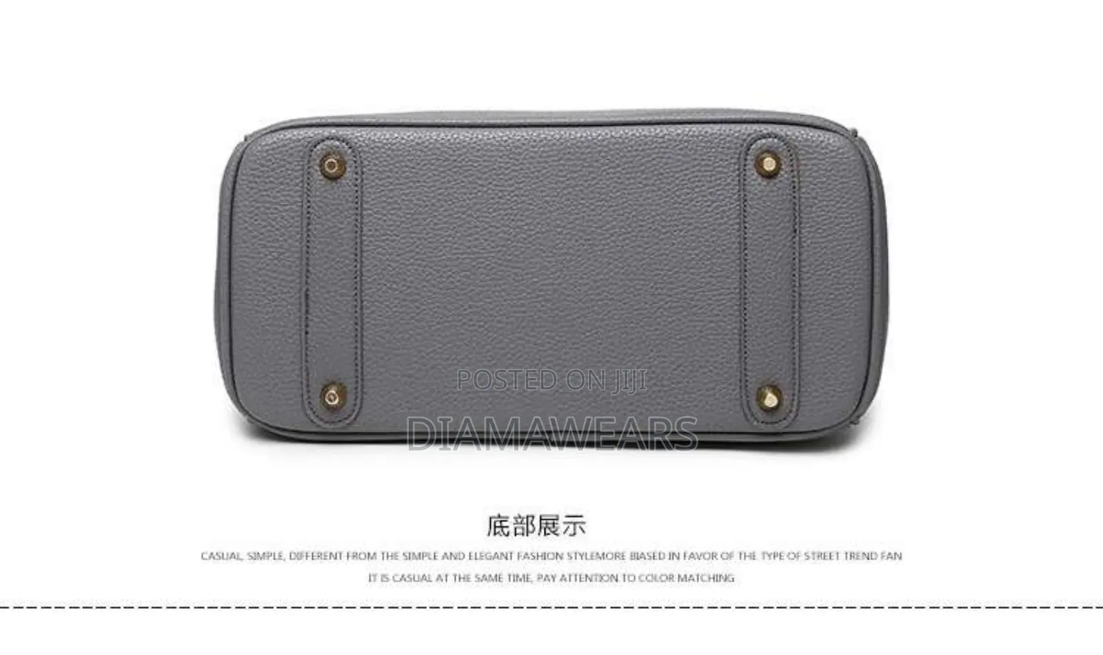 Grey Stylish Zip Ladies Hand Bag