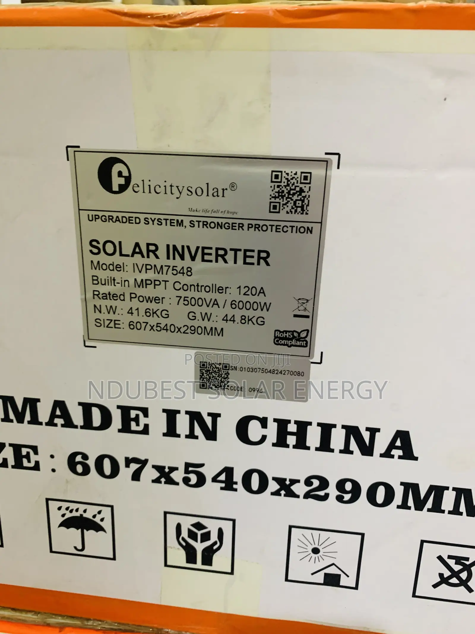 7.5kva 48v Felicity Hybrid Inverter