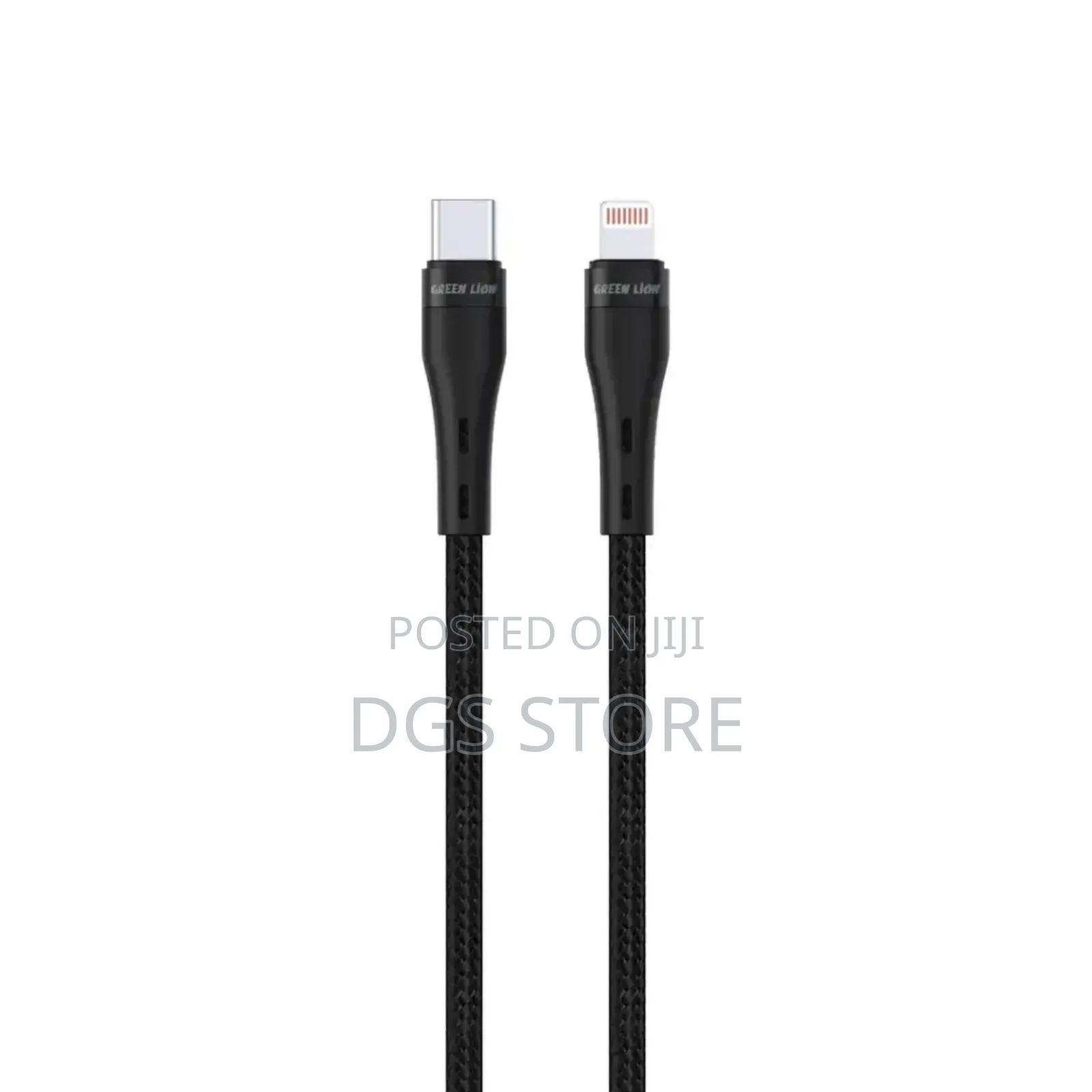Green Lion Usb C to Lightning Braided Cable 5m