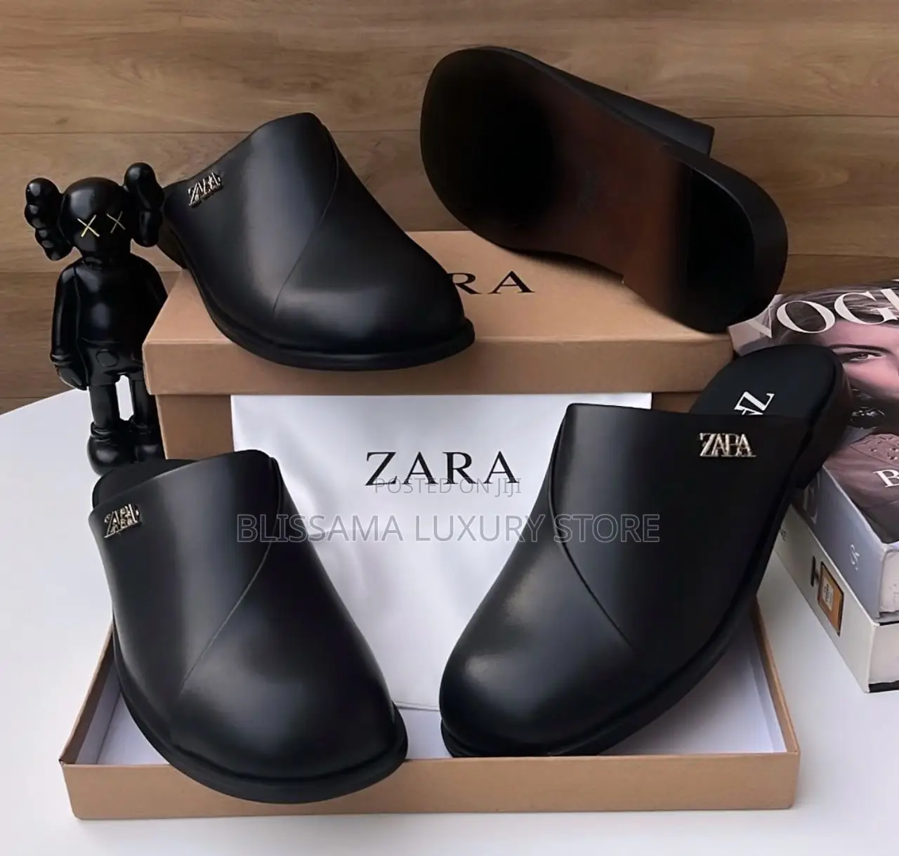 Zara Luxury Quality Leather Half Shoes