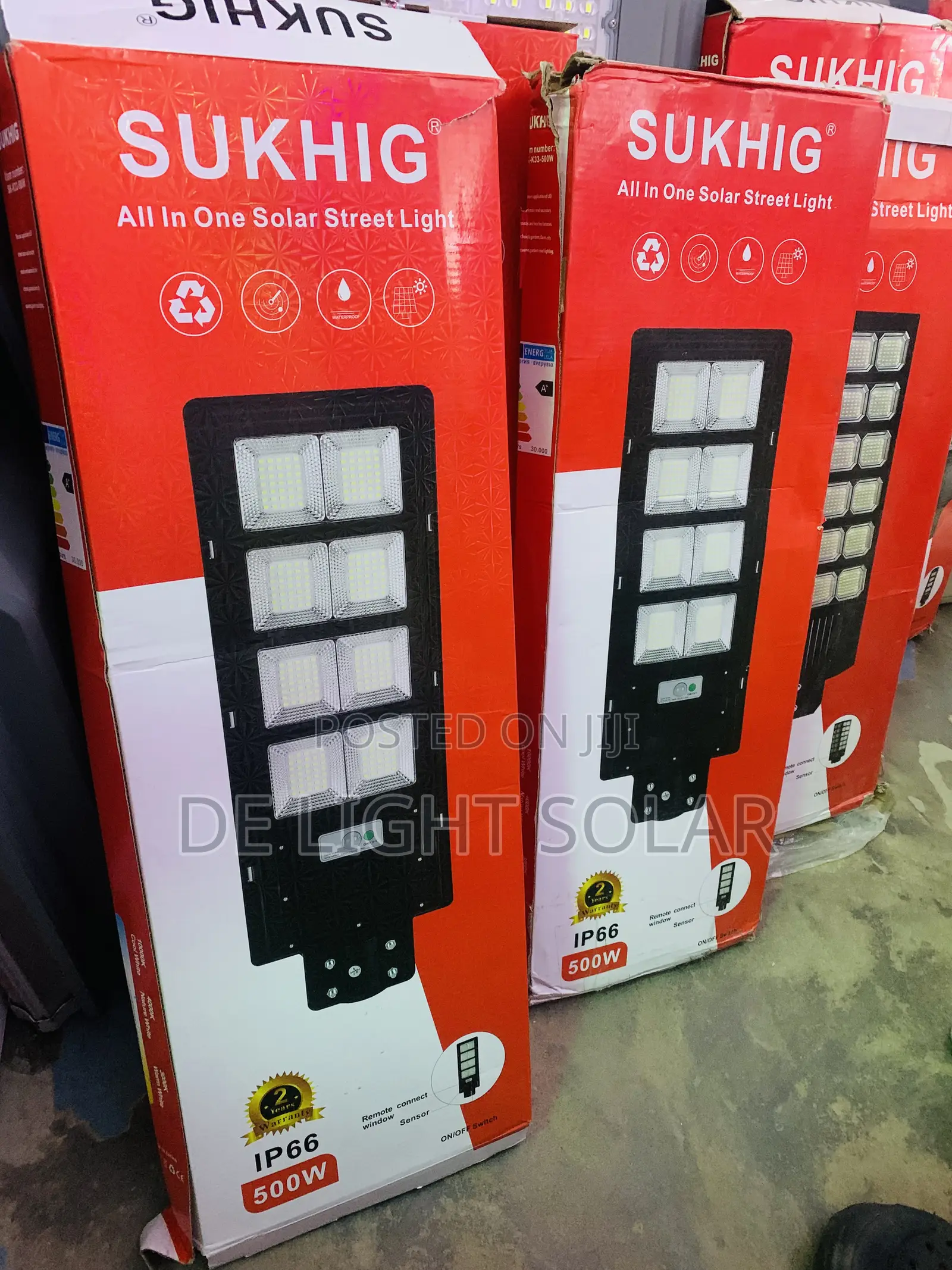 500w All in One Solar Street Light