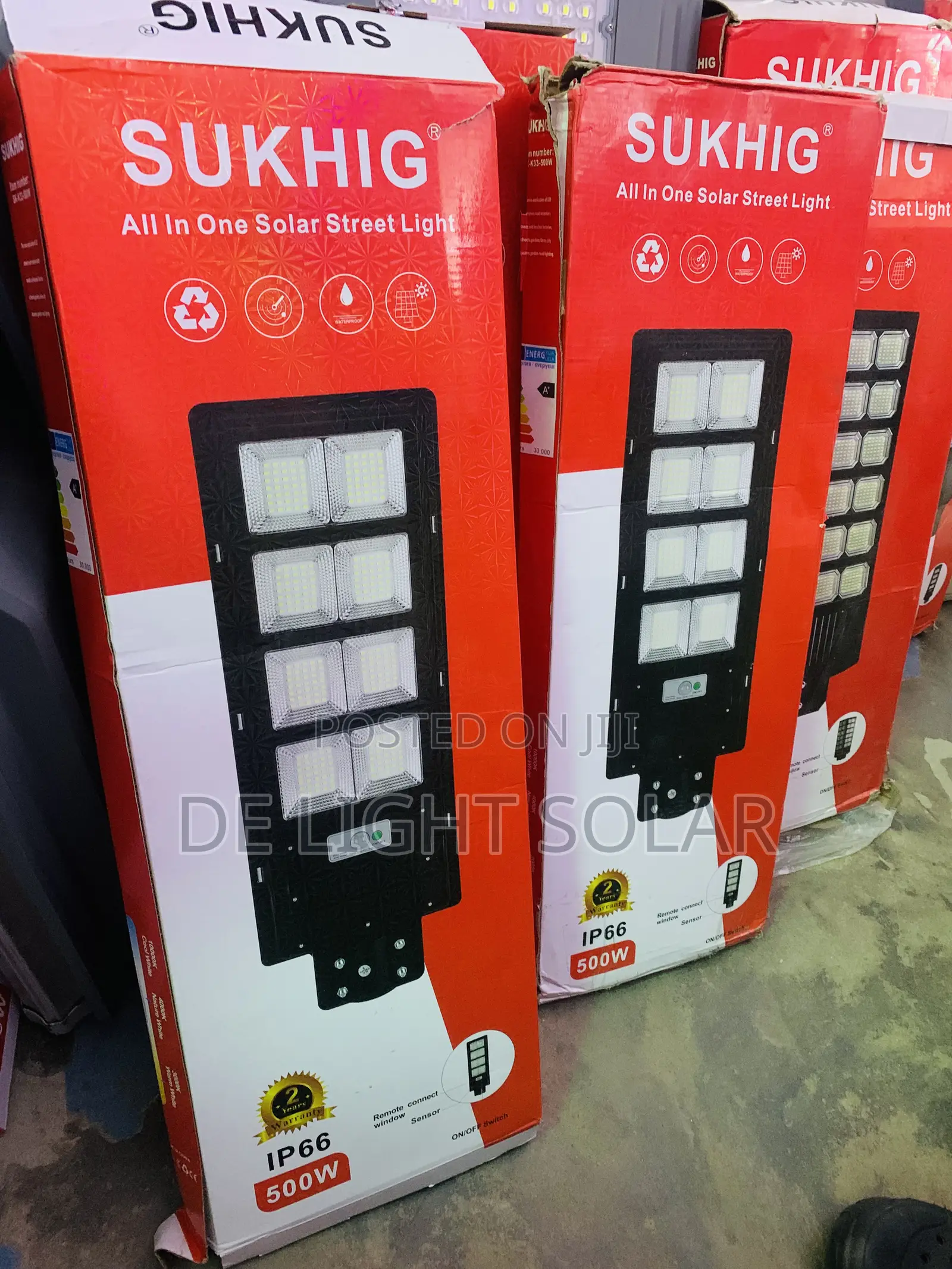500w All in One Solar Street Light