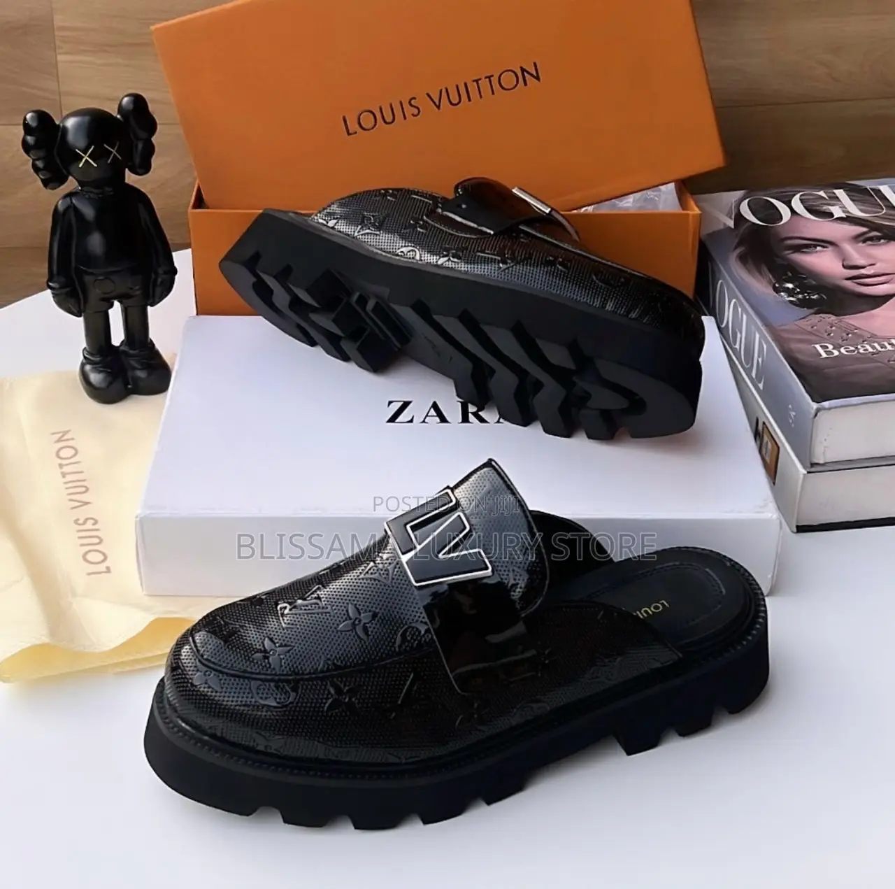 Louis Vuitton Luxury Half Shoes