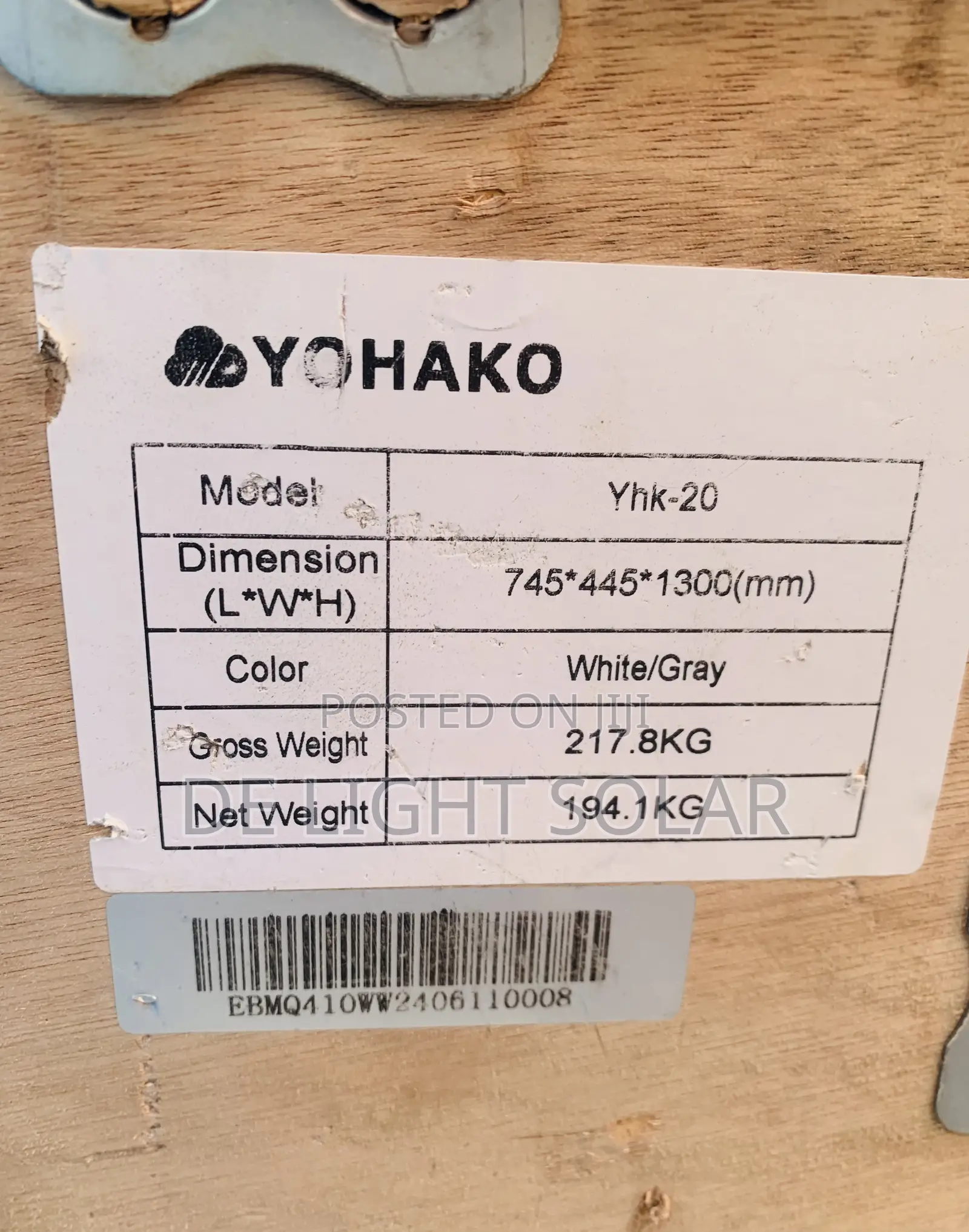 20kwh 48v Yohako Lithium Battery