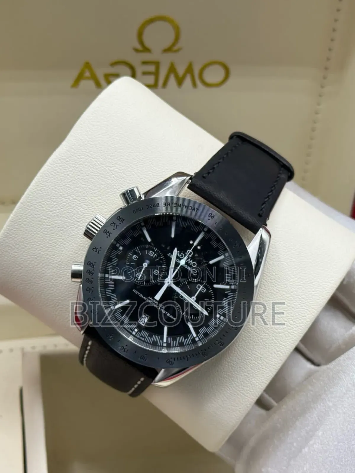 Original Omega Leather Strap Watch Available in Store