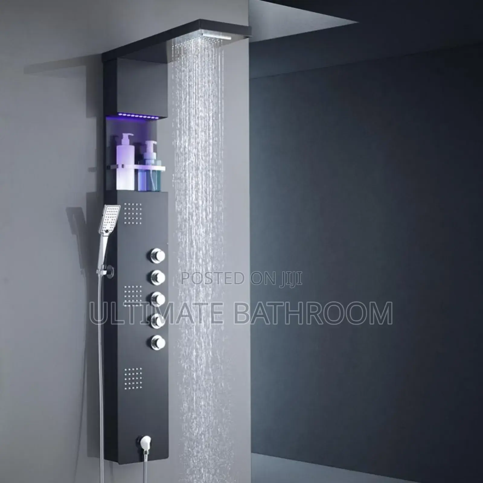 Executive Black Power Shower