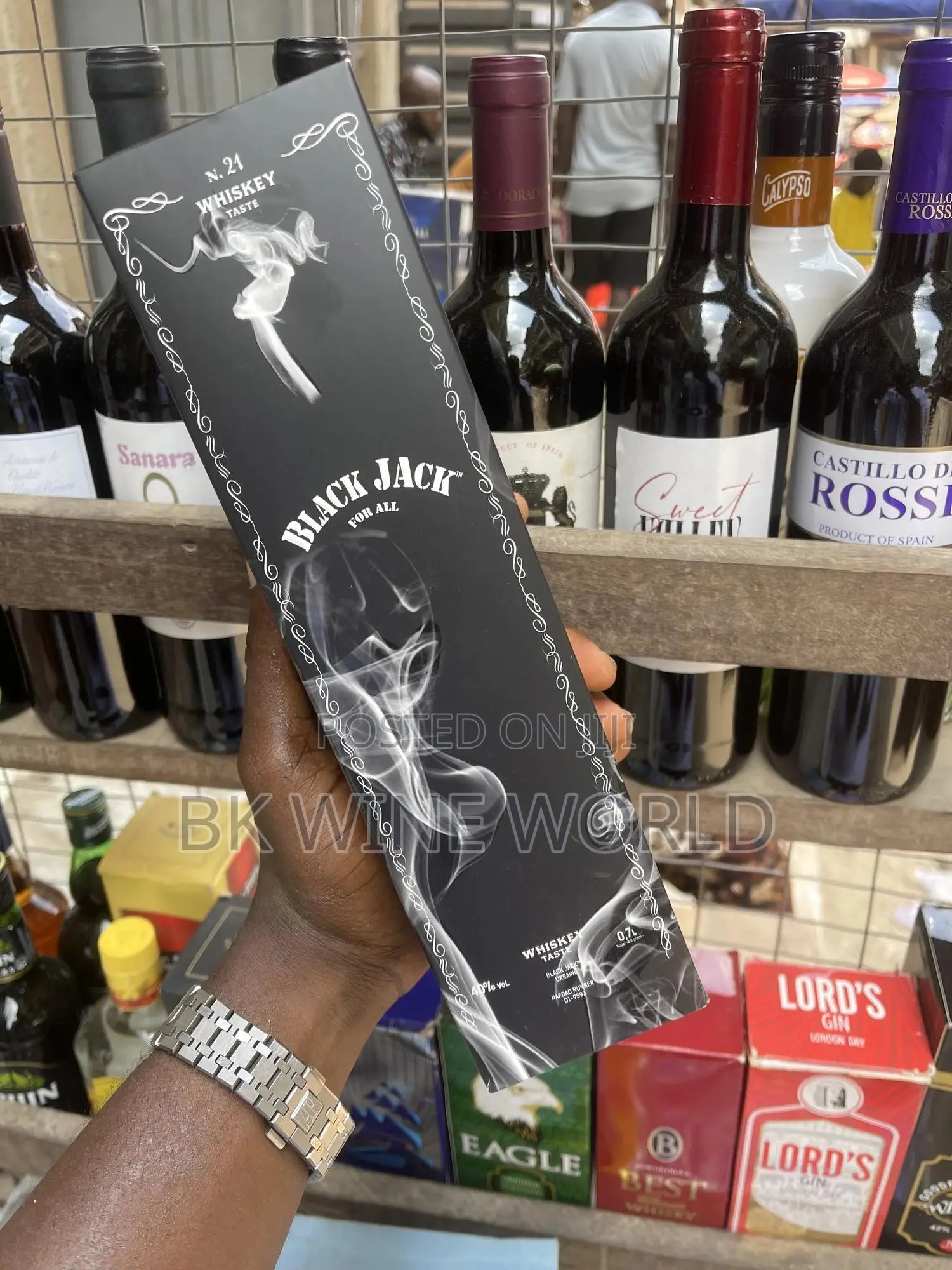 Black Jack N.21 Whisky 40% Alc - 70cl X 12 Bottles