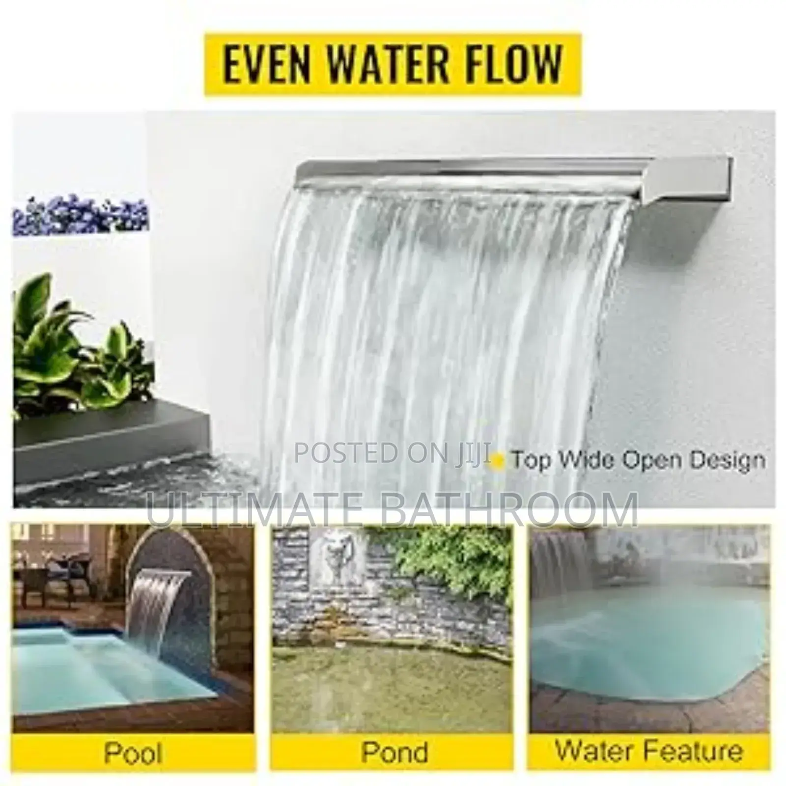 60cm Pool Waterfall Tap