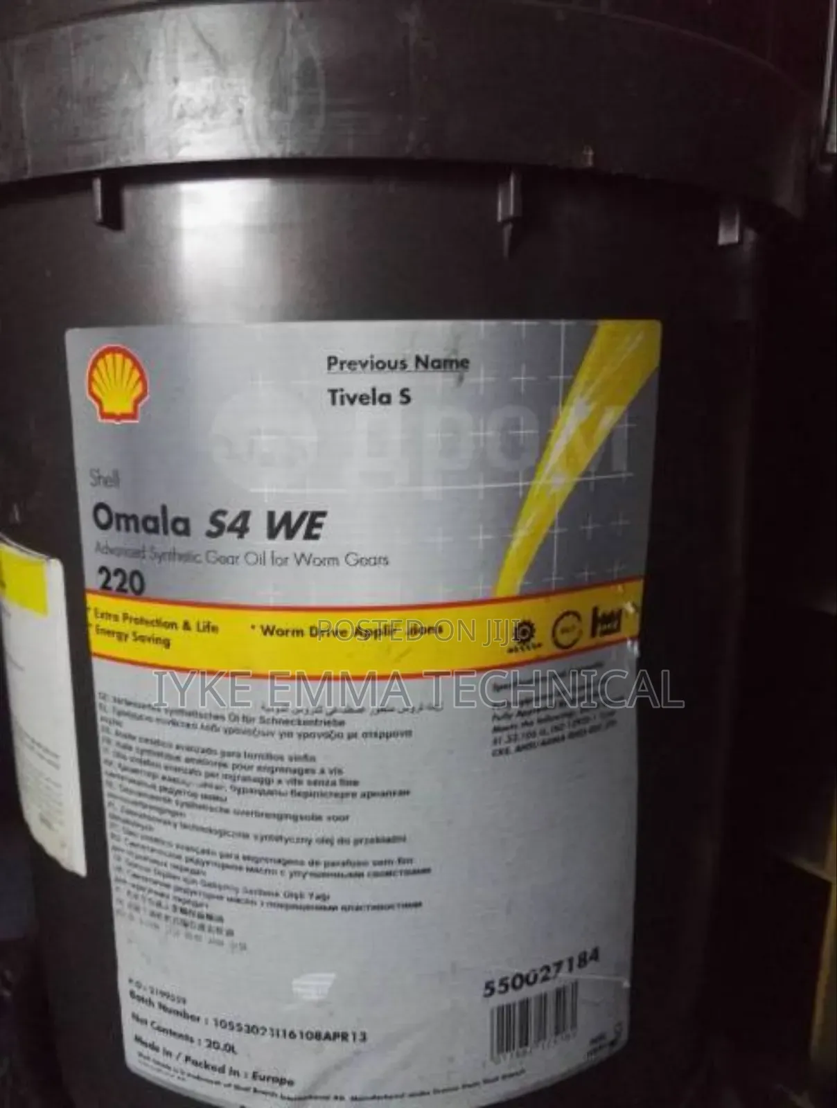 Oil Shell Omala S4 We 220 20l