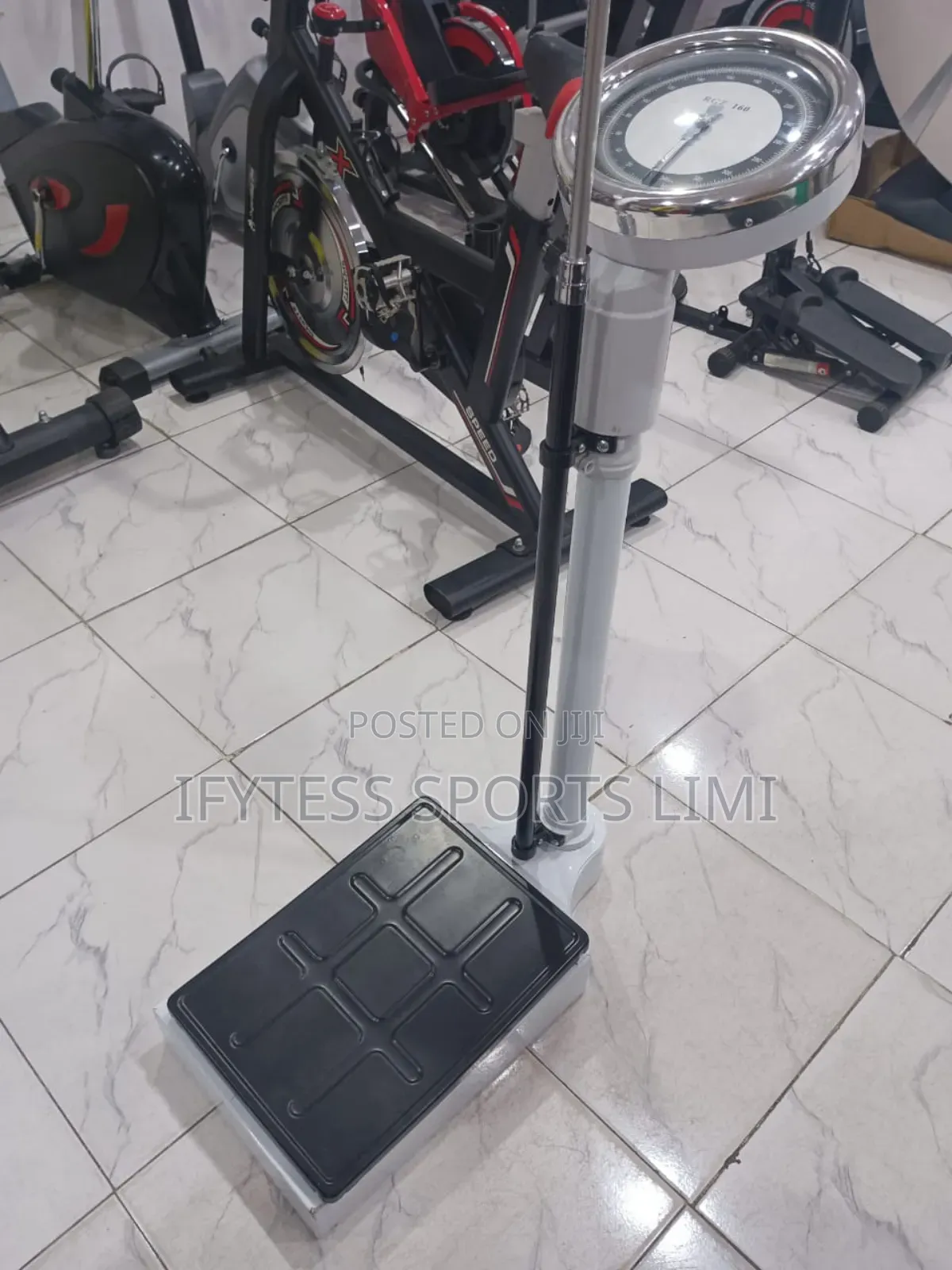 Standing Scales With Height Measurement.