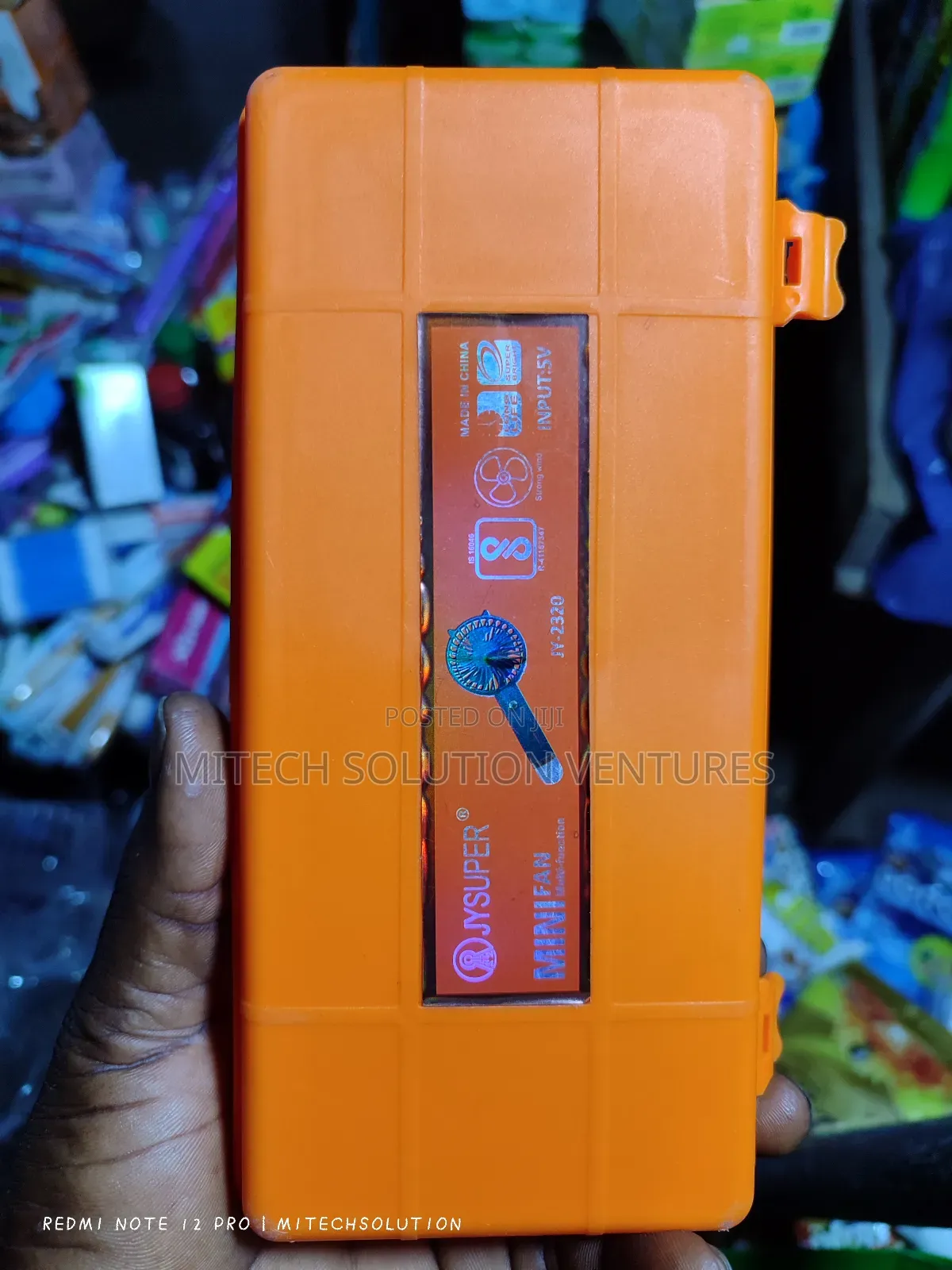Multifunctional Mini Fan With Led Light Jy Super
