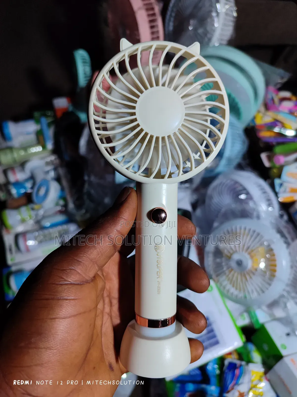 Multifunctional Mini Fan With Led Light Jy Super