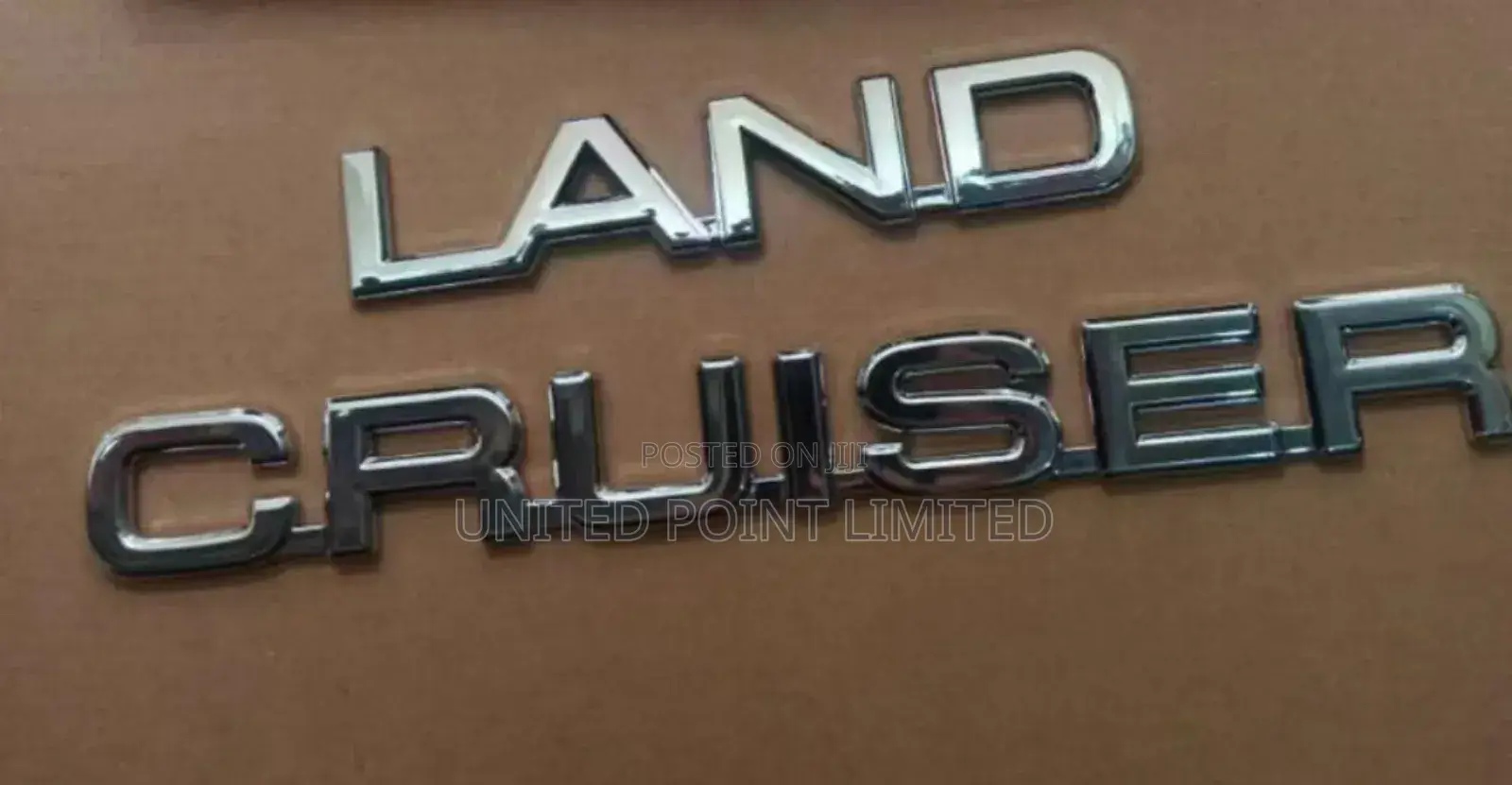 Land Cruiser Old Write Up Emblem