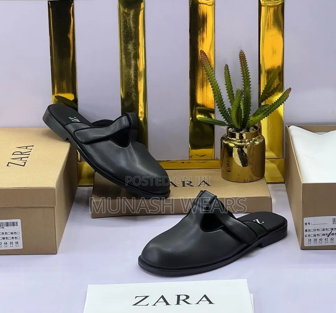 Zara Leather Half Shoe