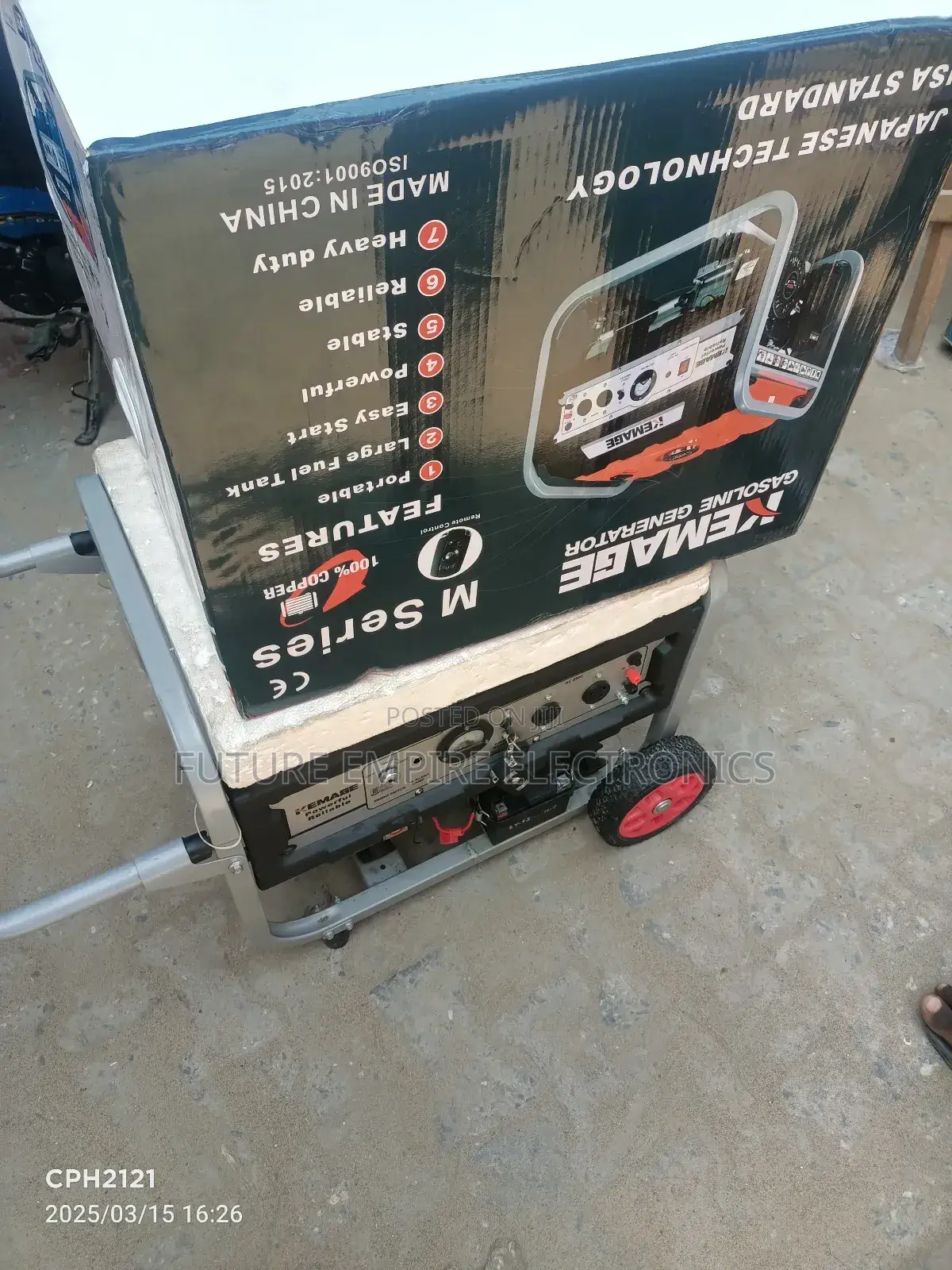 5.0kva of Original Kemage Remote Control Generator Copper