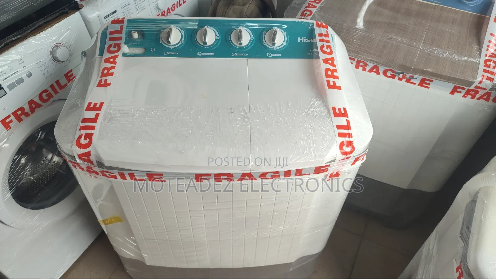 Uk Used Hisense 7.2kg Twin Tub Semi Auto Washing Machine