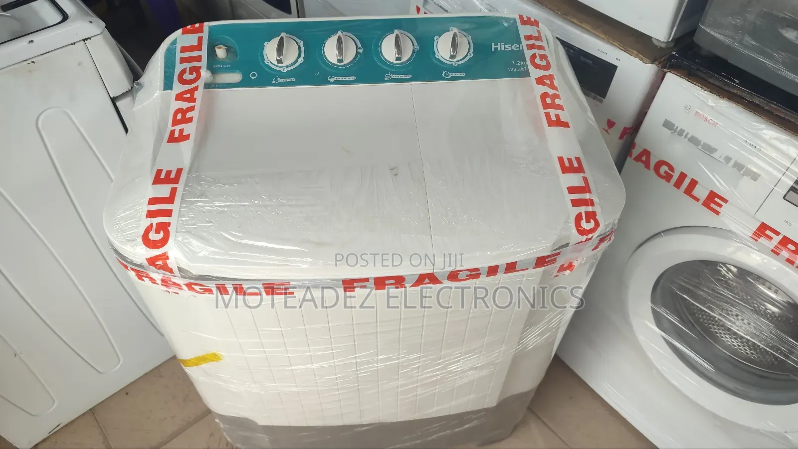Uk Used Hisense 7.2kg Twin Tub Semi Auto Washing Machine