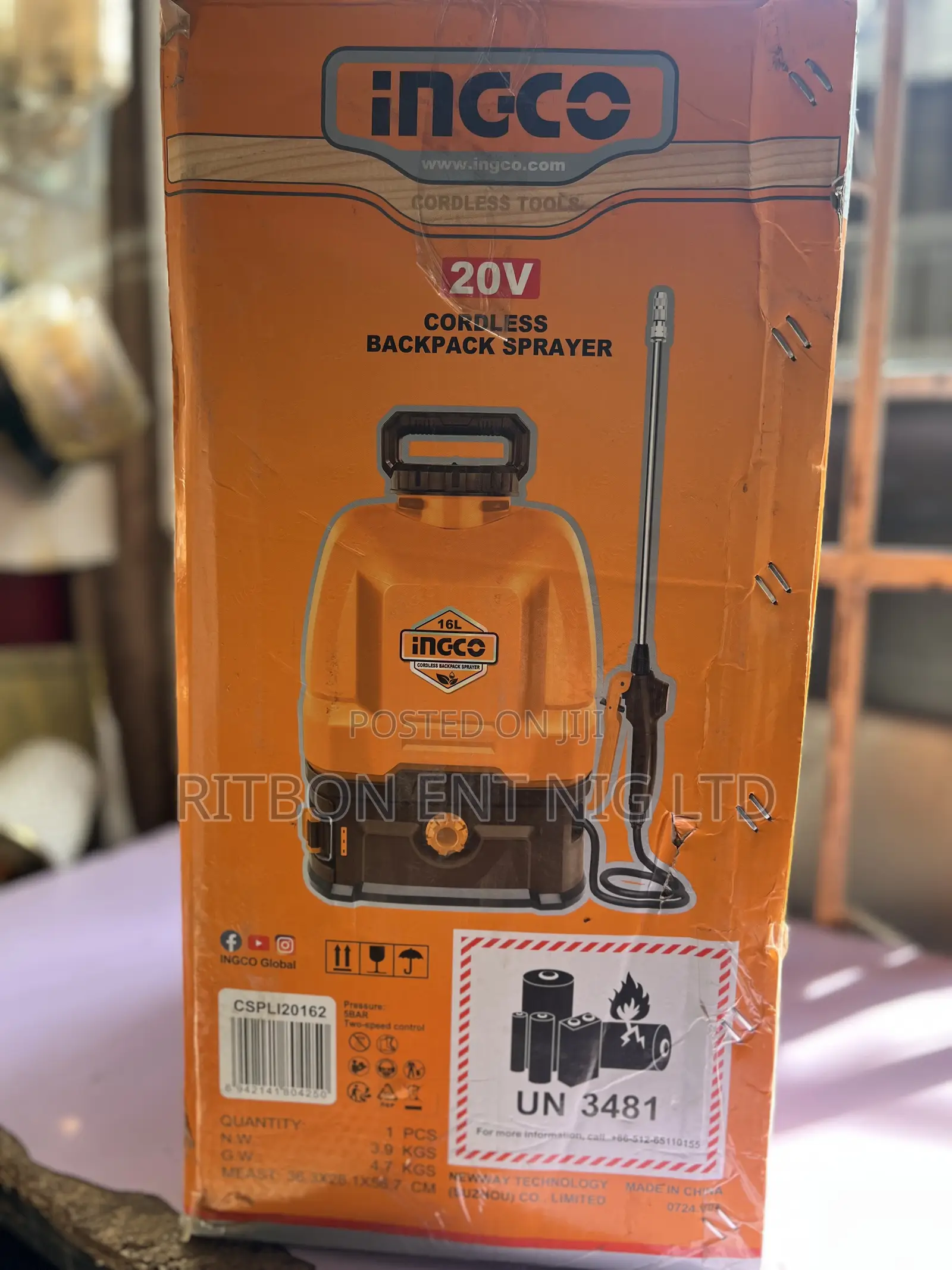 16l Cordless Sprayer