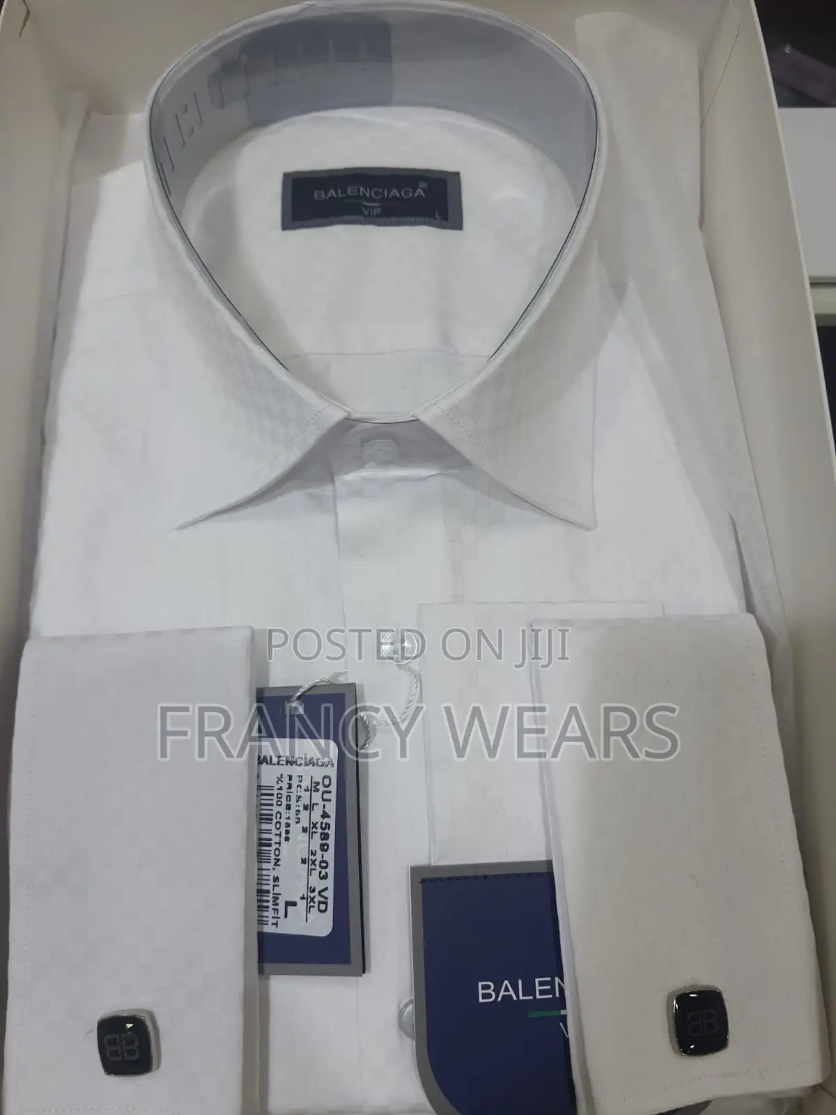 White Italian Office Shirts for Men