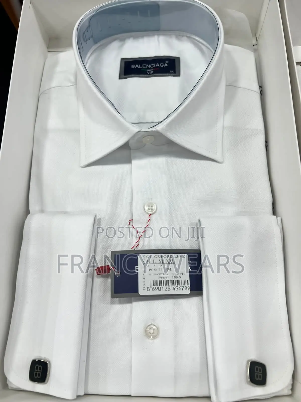 White Italian Office Shirts for Men