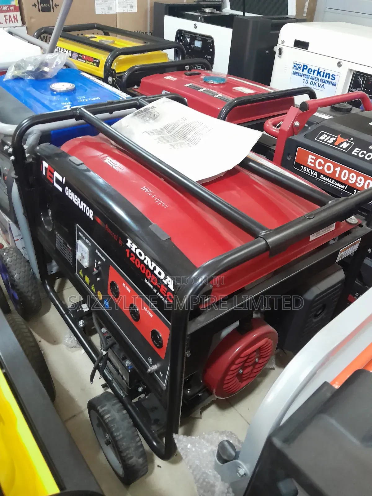 9.5kva Itec Honda Petrol Generator 100 % Copper Coil and Key