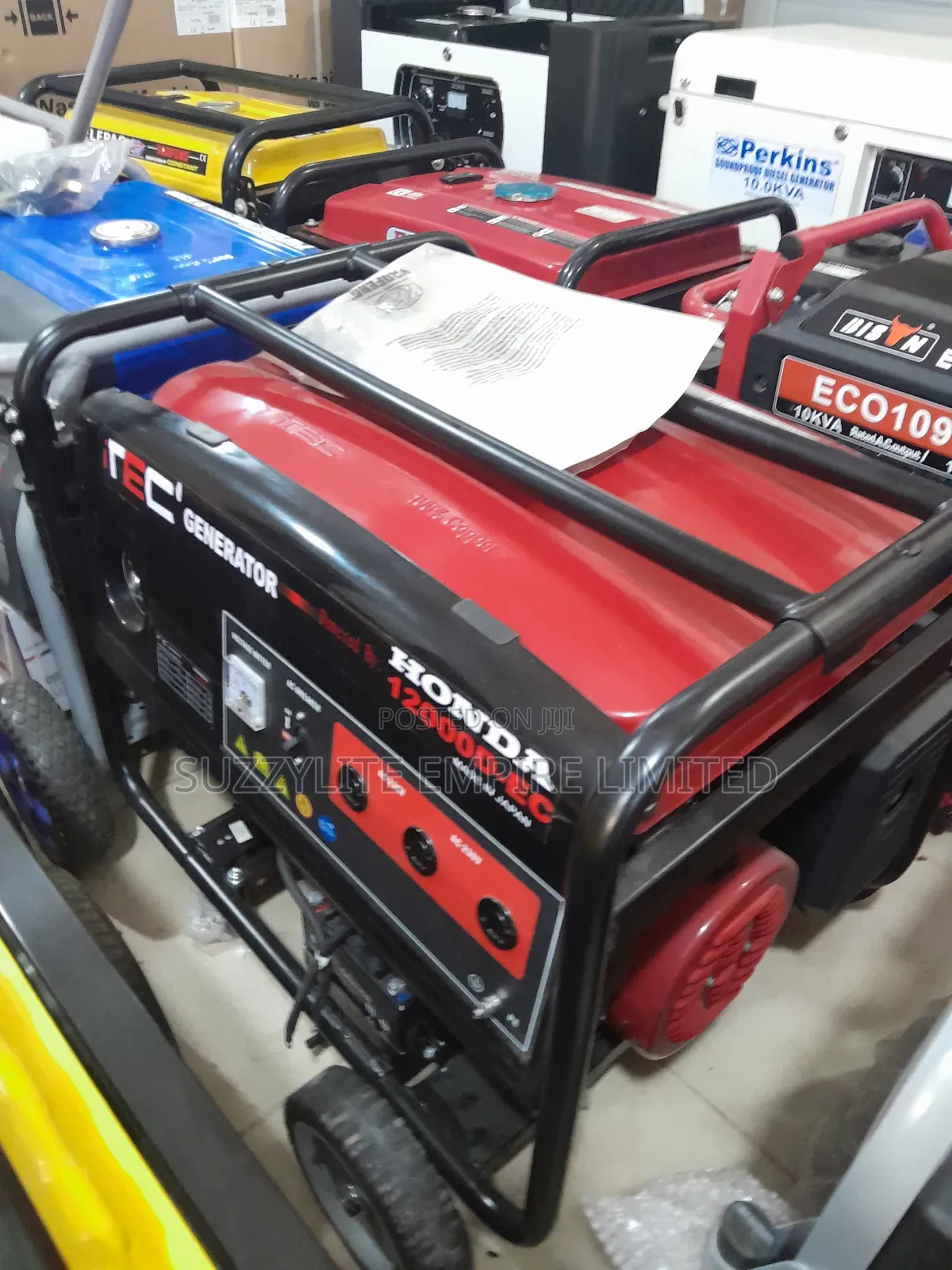 9.5kva Itec Honda Petrol Generator 100 % Copper Coil and Key