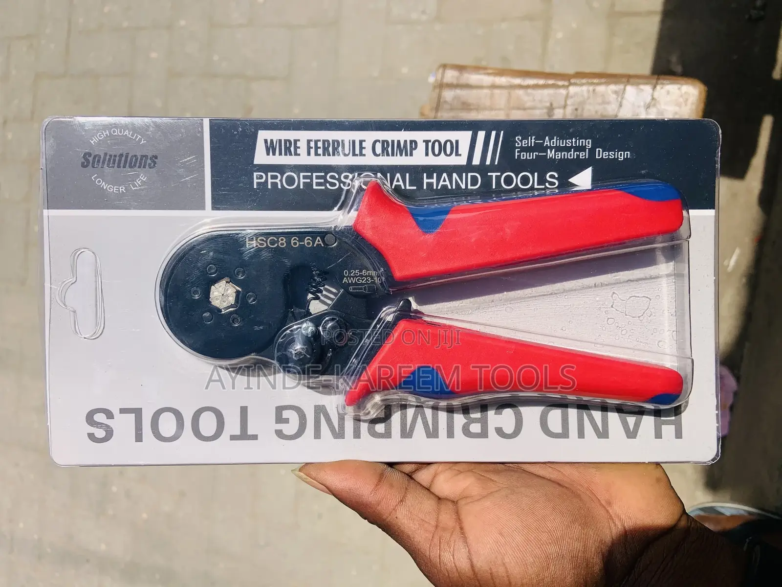 Tubetap Crimping Plier 0.25–6mm With Sets of Ve Terminals