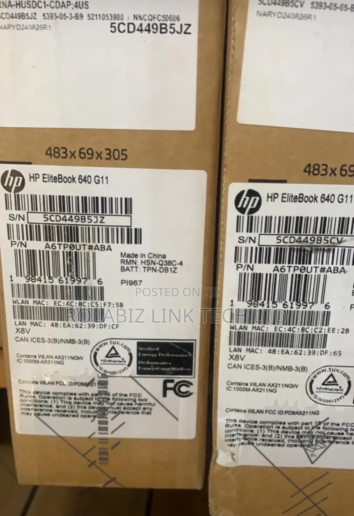 New Laptop HP ProBook 640 16GB Intel Core Ultra 7 SSD 512GB