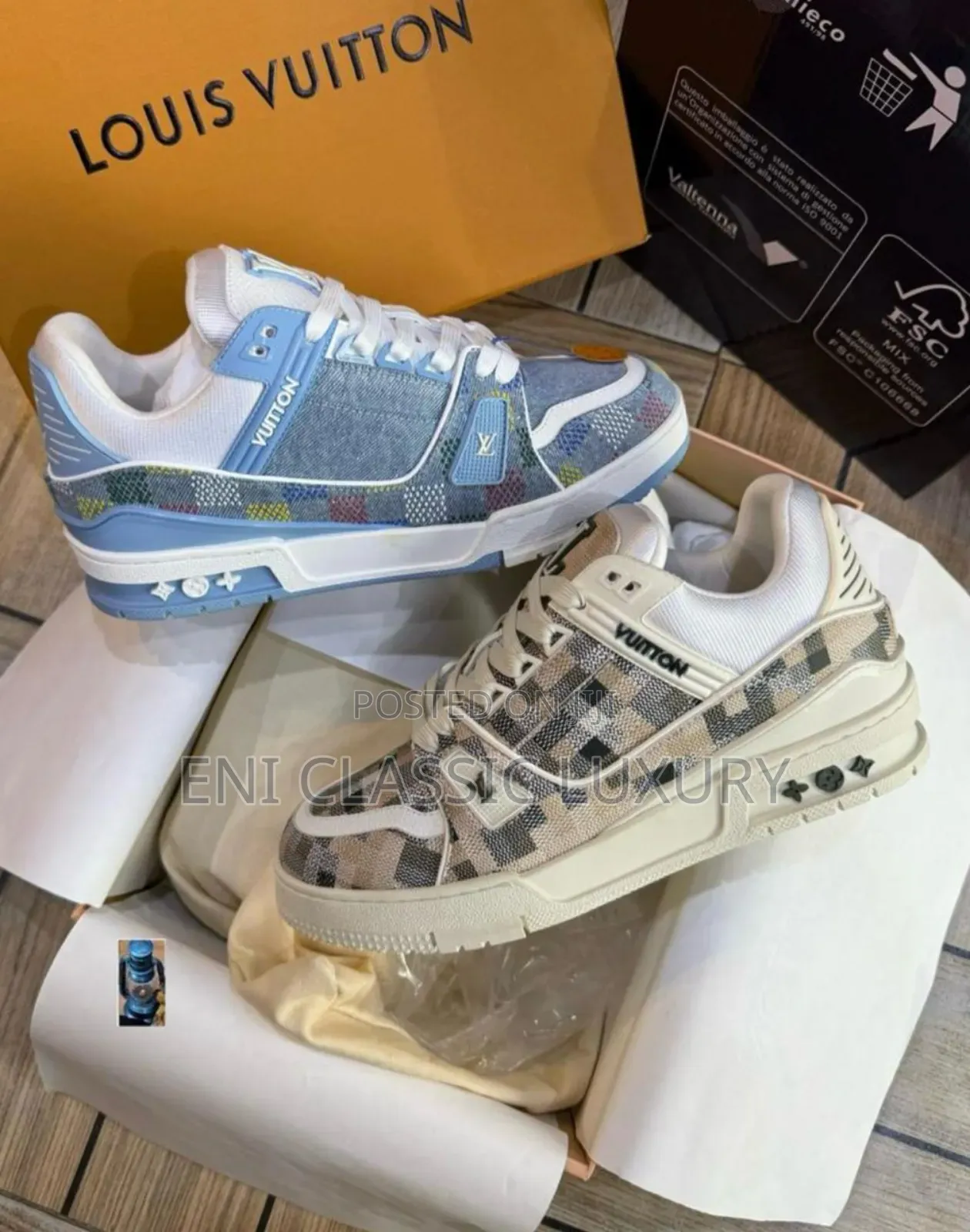 Top Quality Luxury Men's Sneakers Louis Vuitton Available