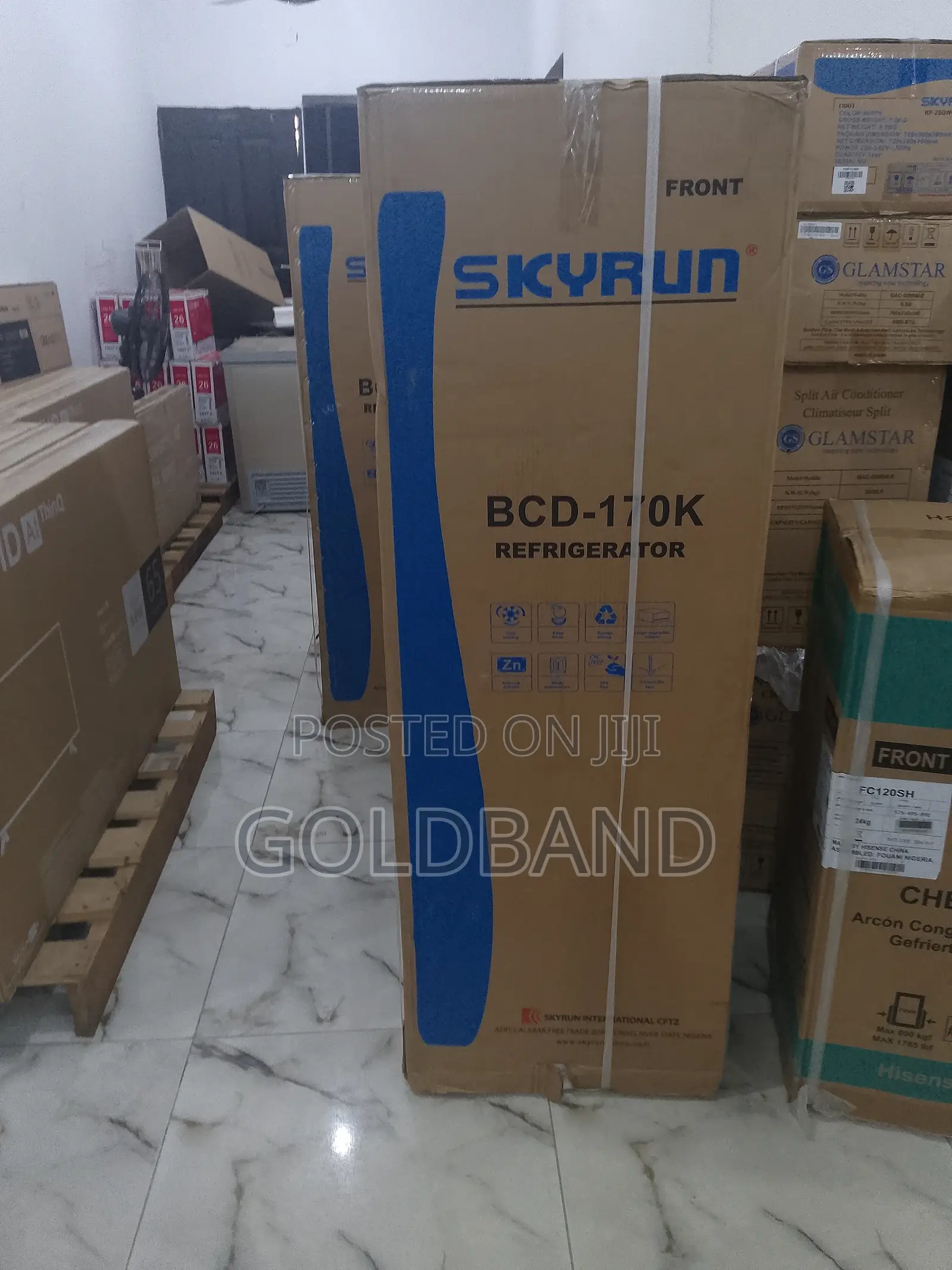 Skyrun BCD- 170l Super Cooling Double Door Refrigerator