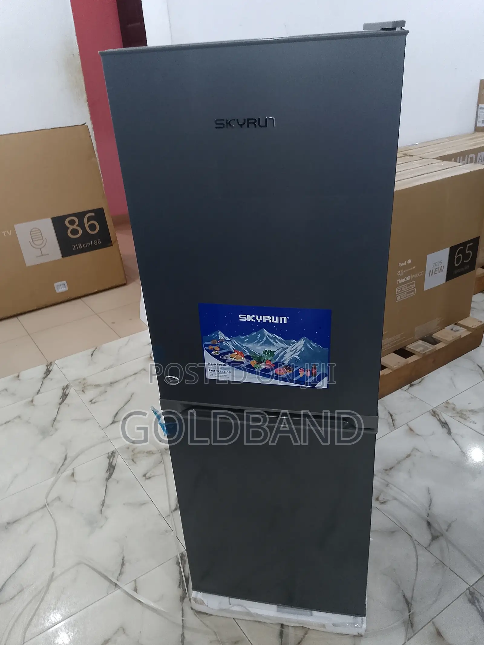 Skyrun BCD- 170l Fast Freezing Double Door Refrigerator