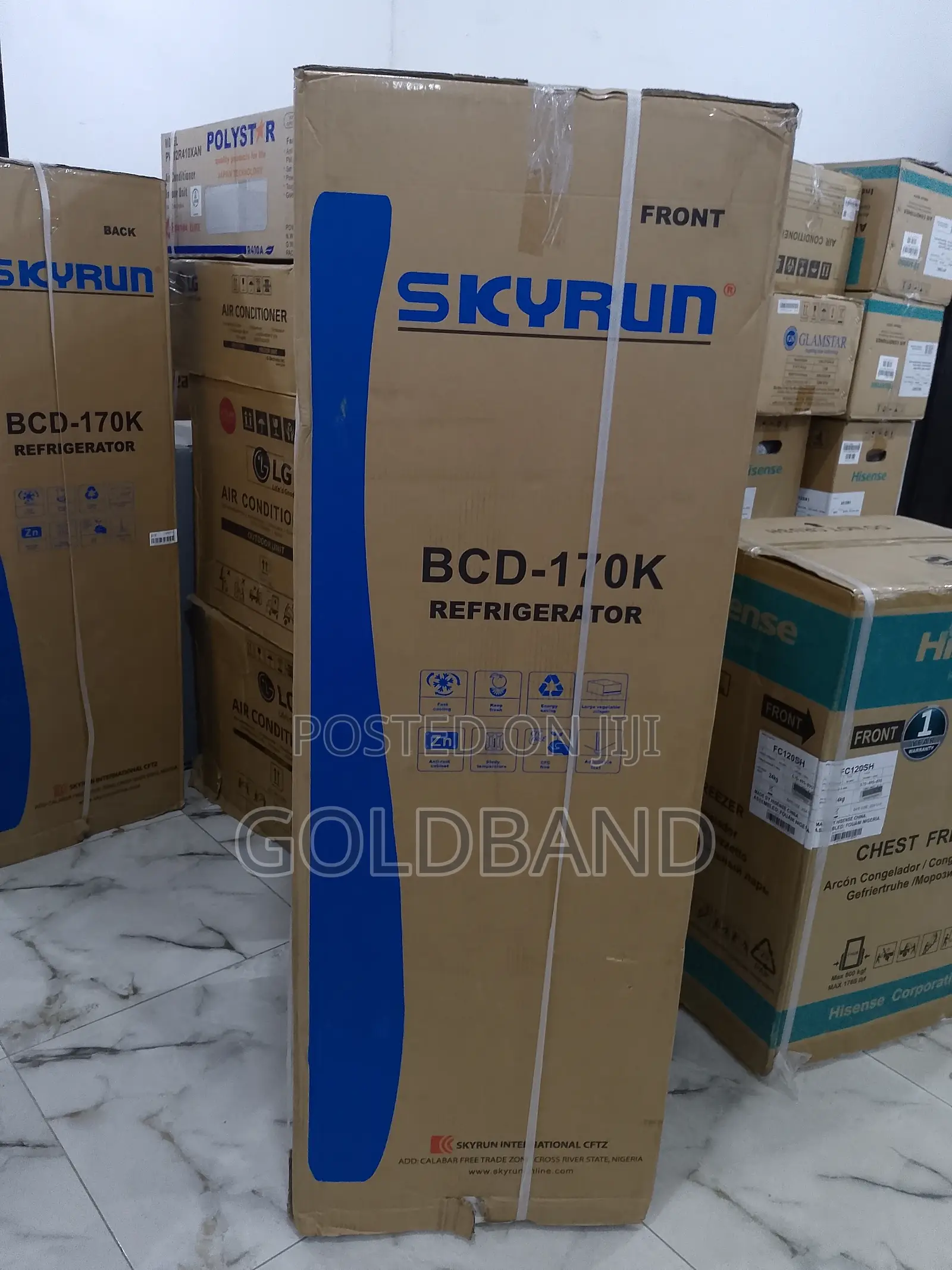 Skyrun BCD- 170l Double Door Refrigerator With Led Light