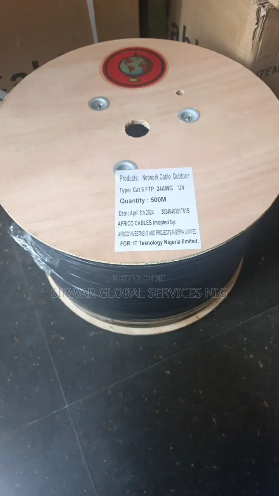 Outdoor Cable Cat6 by 500meters 100 Percent Copper