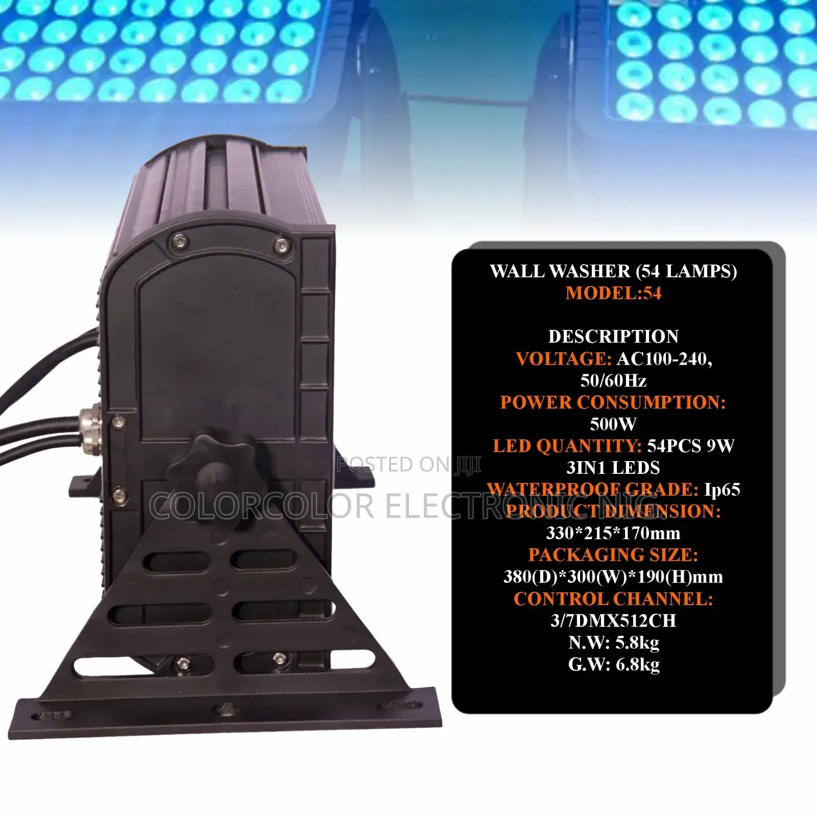 Stage Light Wall Washer 54 By 9