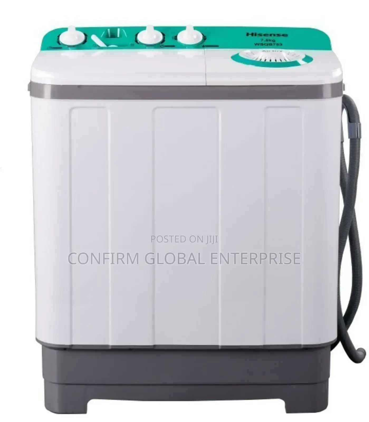 7.5 Kg Hisense Top Load Twin Tub Washing Machine