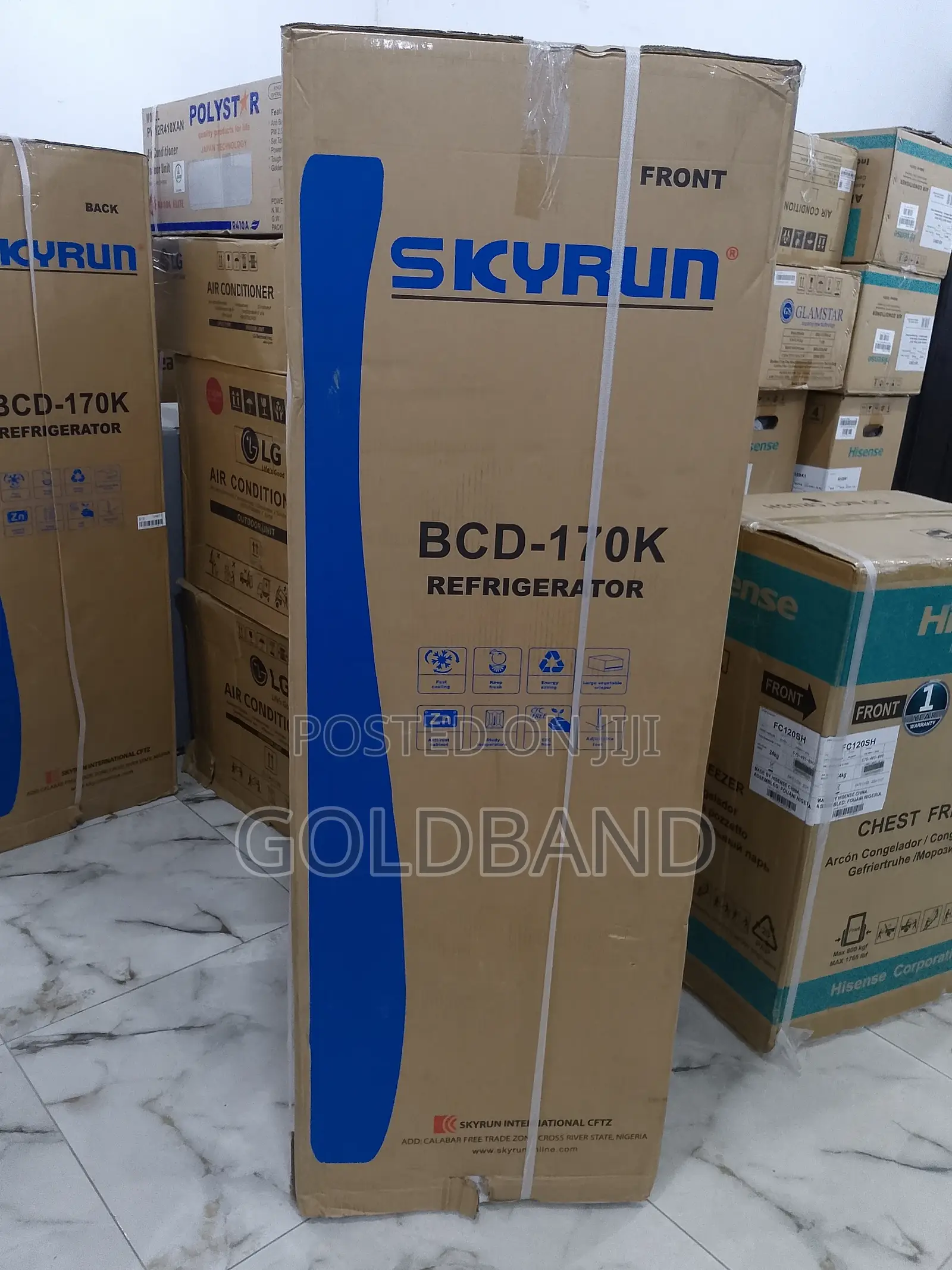 Skyrun BCD- 170l Super Power Double Door Refrigerator
