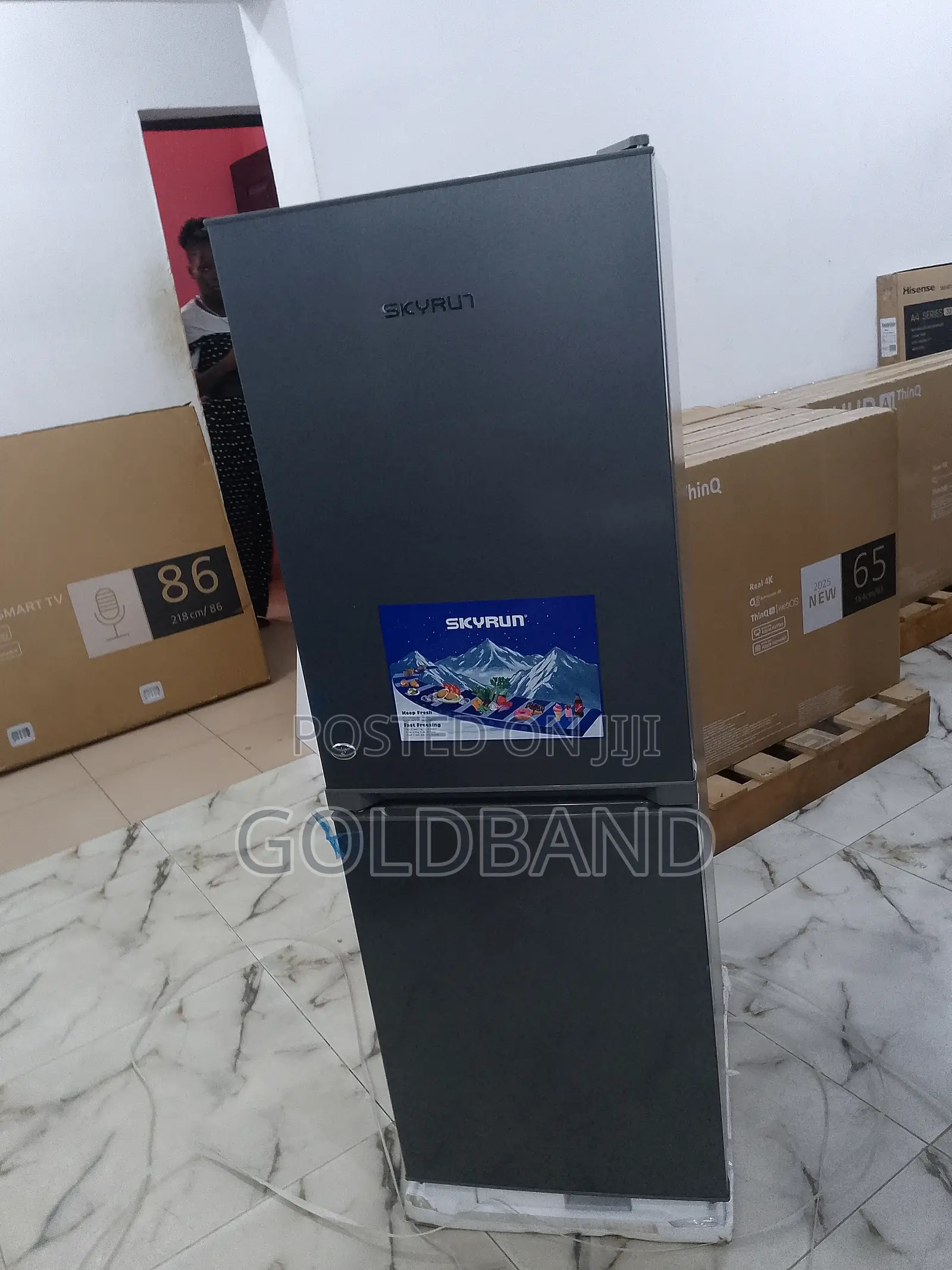 Skyrun BCD- 170l Low Noise Double Door Refrigerator