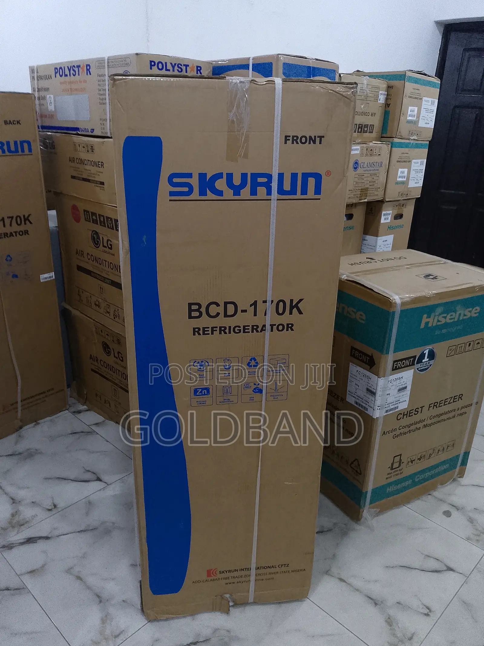 Skyrun BCD- 170l Low Noise Double Door Refrigerator